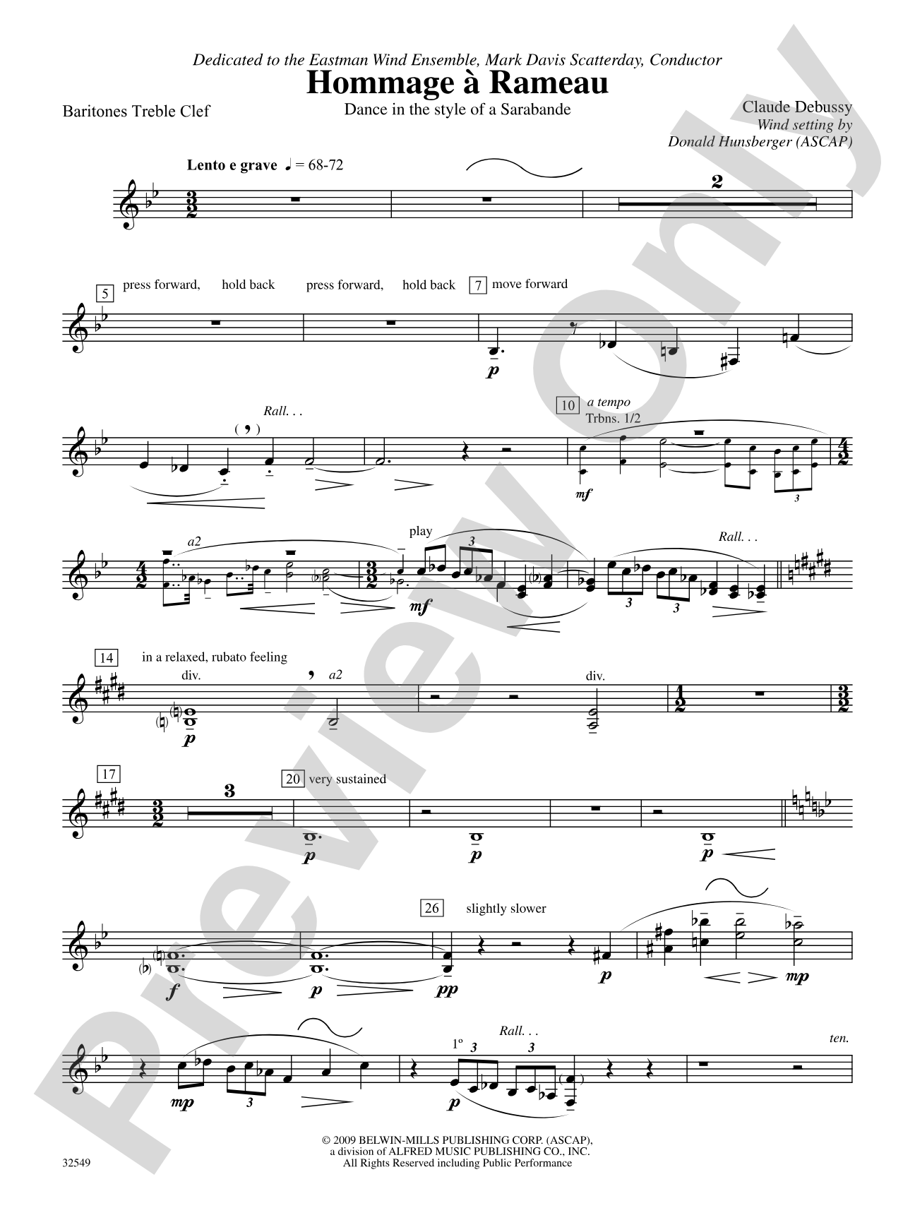 Hommage à Rameau: (wp) Baritone T.C.