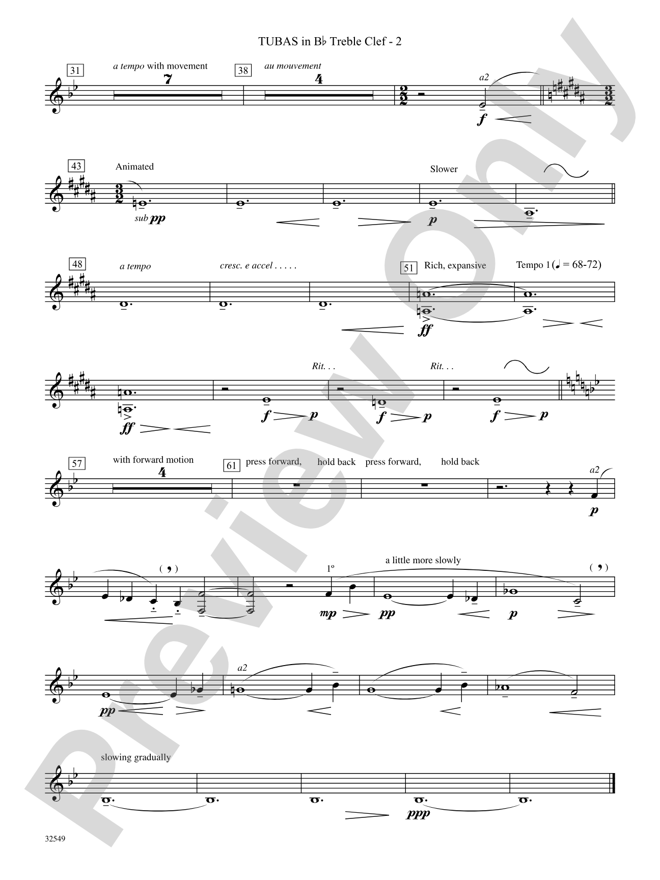 Hommage à Rameau: (wp) B-flat Tuba T.C.