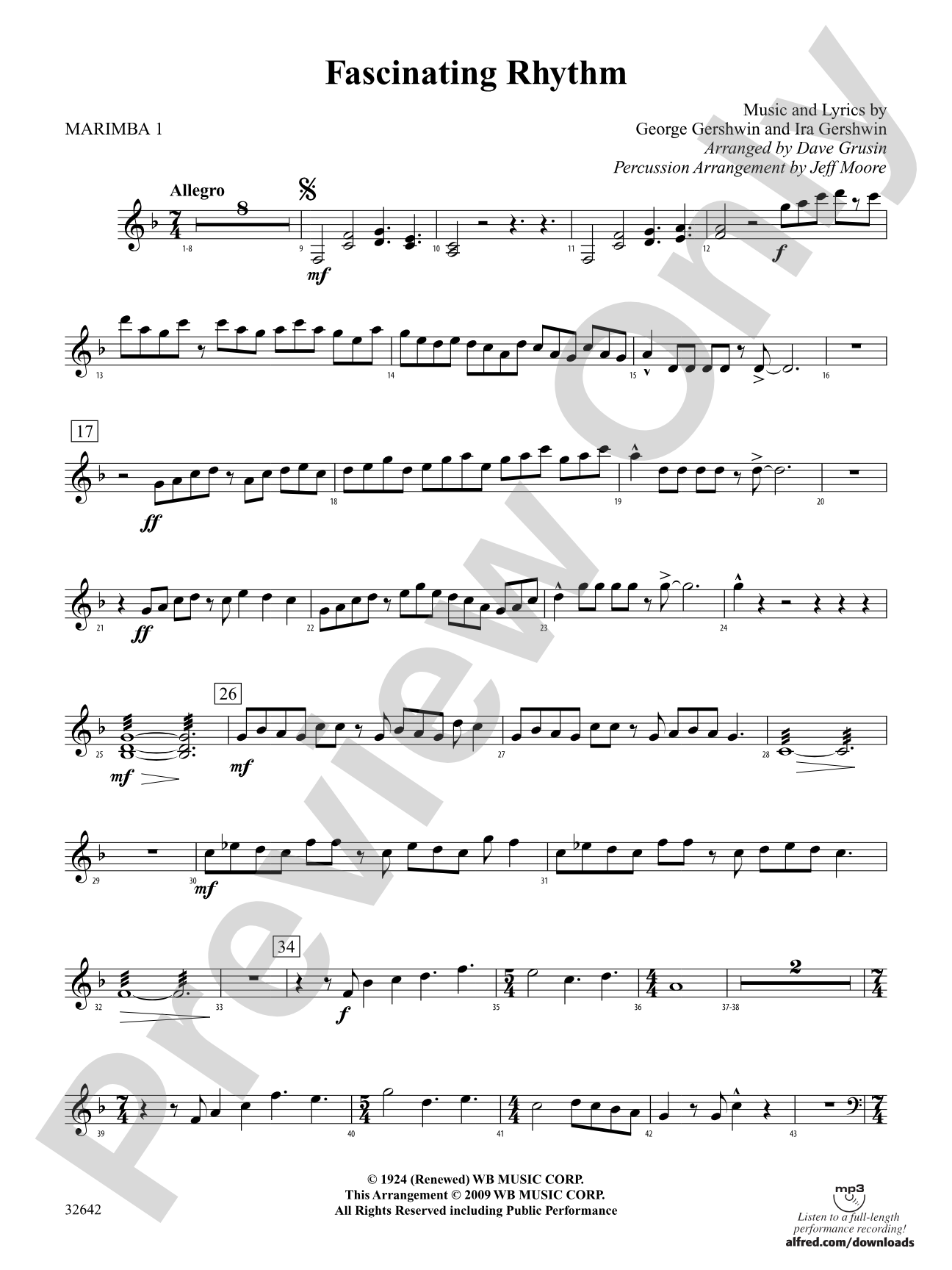 Fascinating Rhythm: 1st Percussion