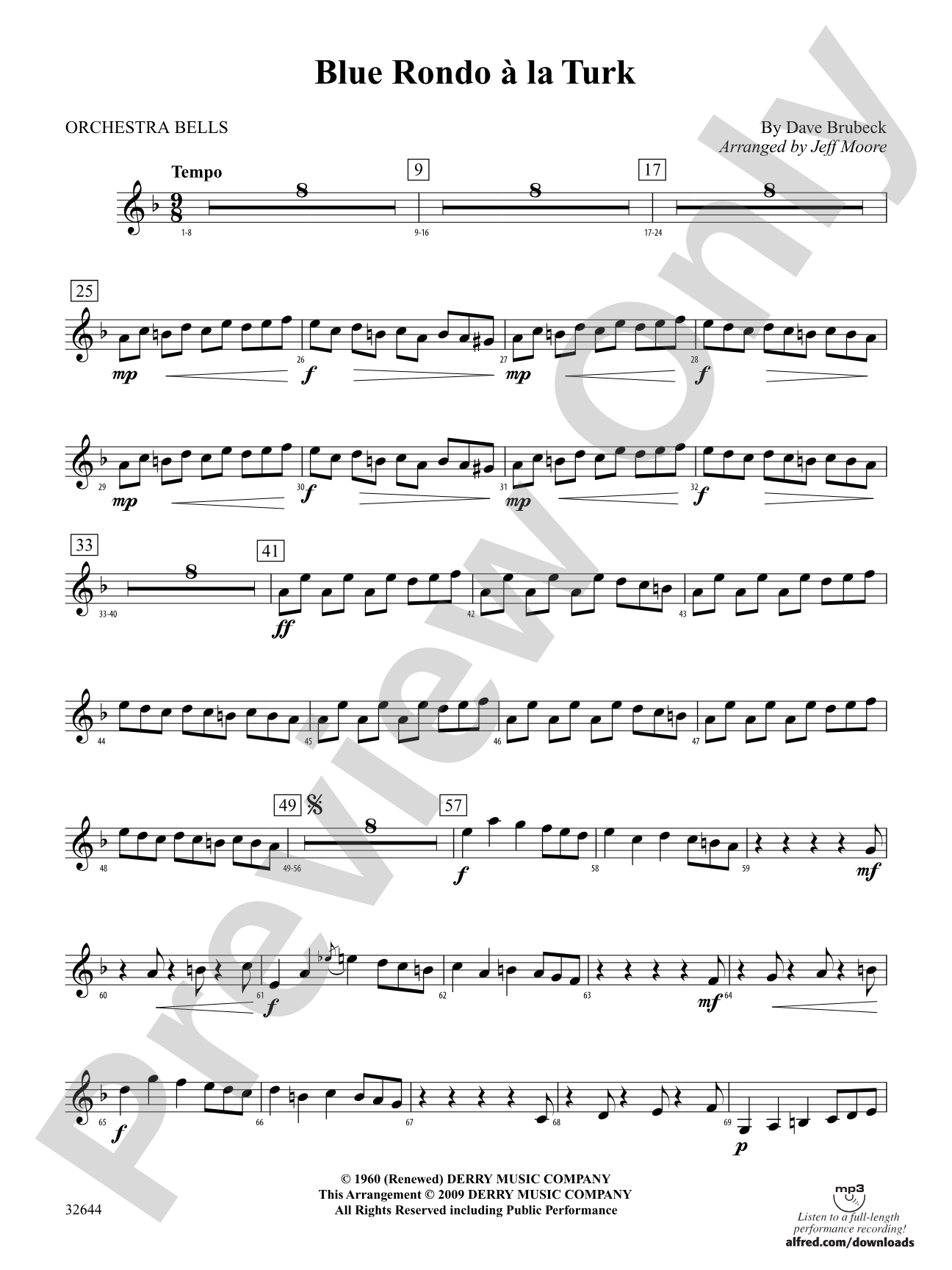 Blue Rondo à la Turk: Bells