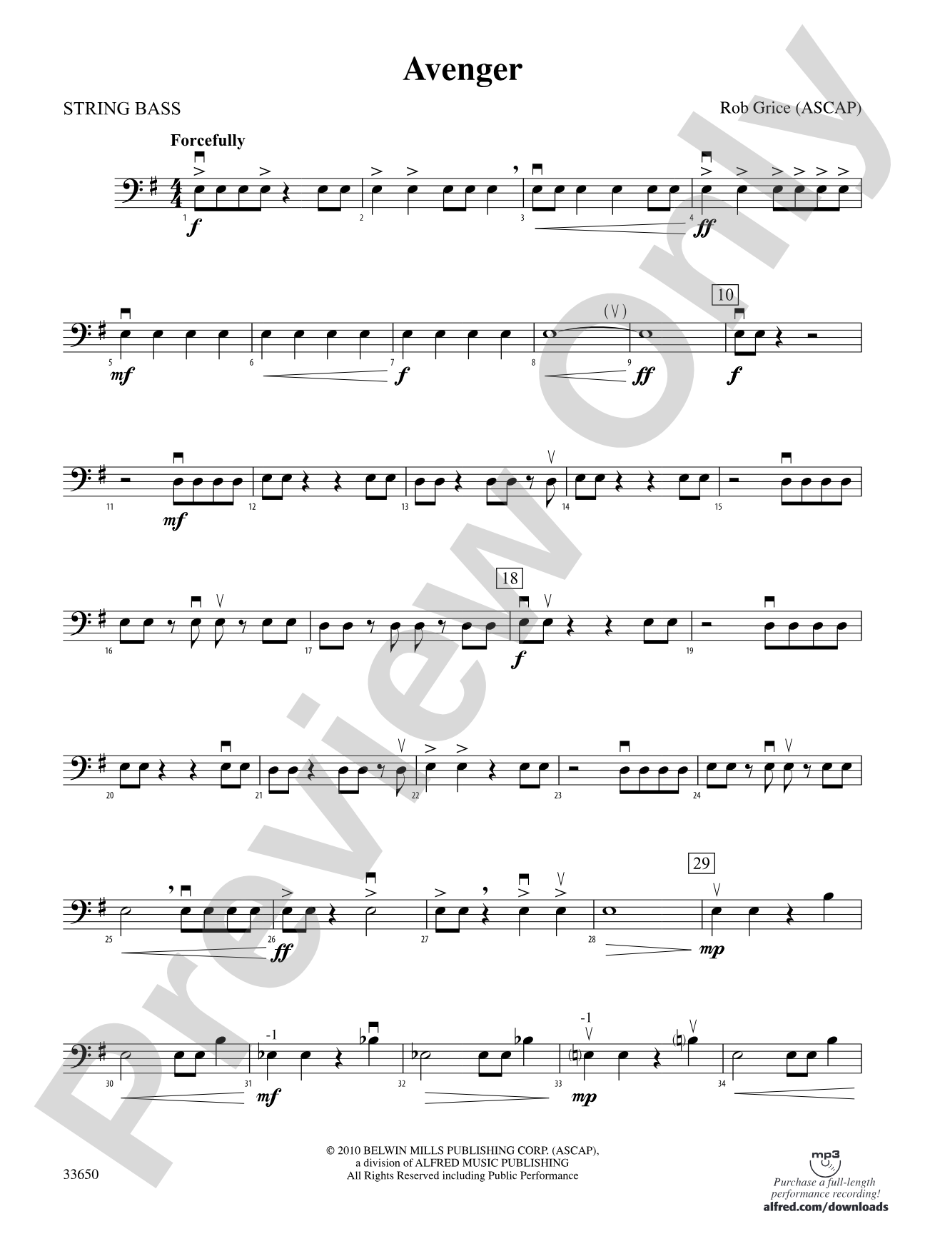 Avenger: String Bass