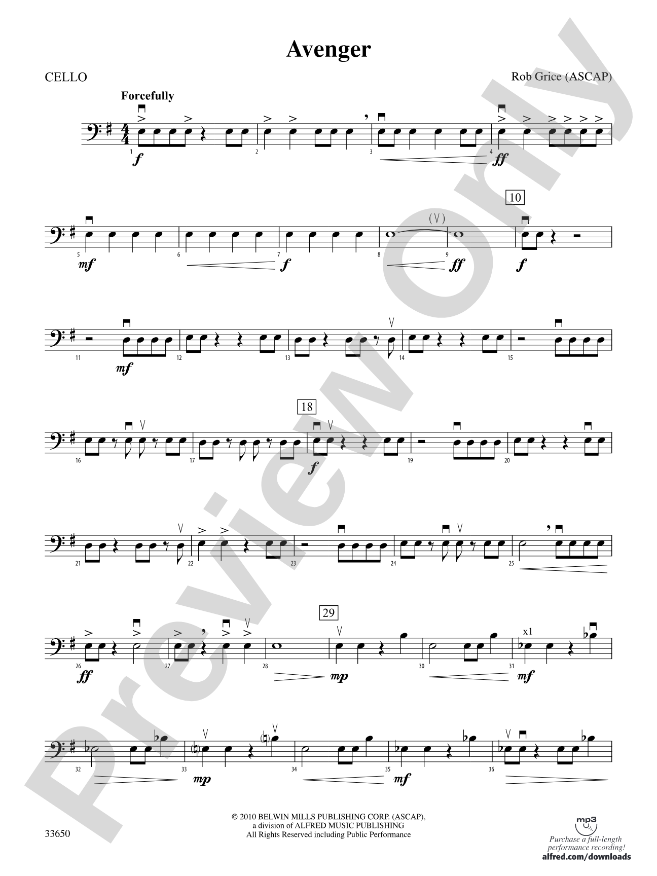 Avenger: Cello