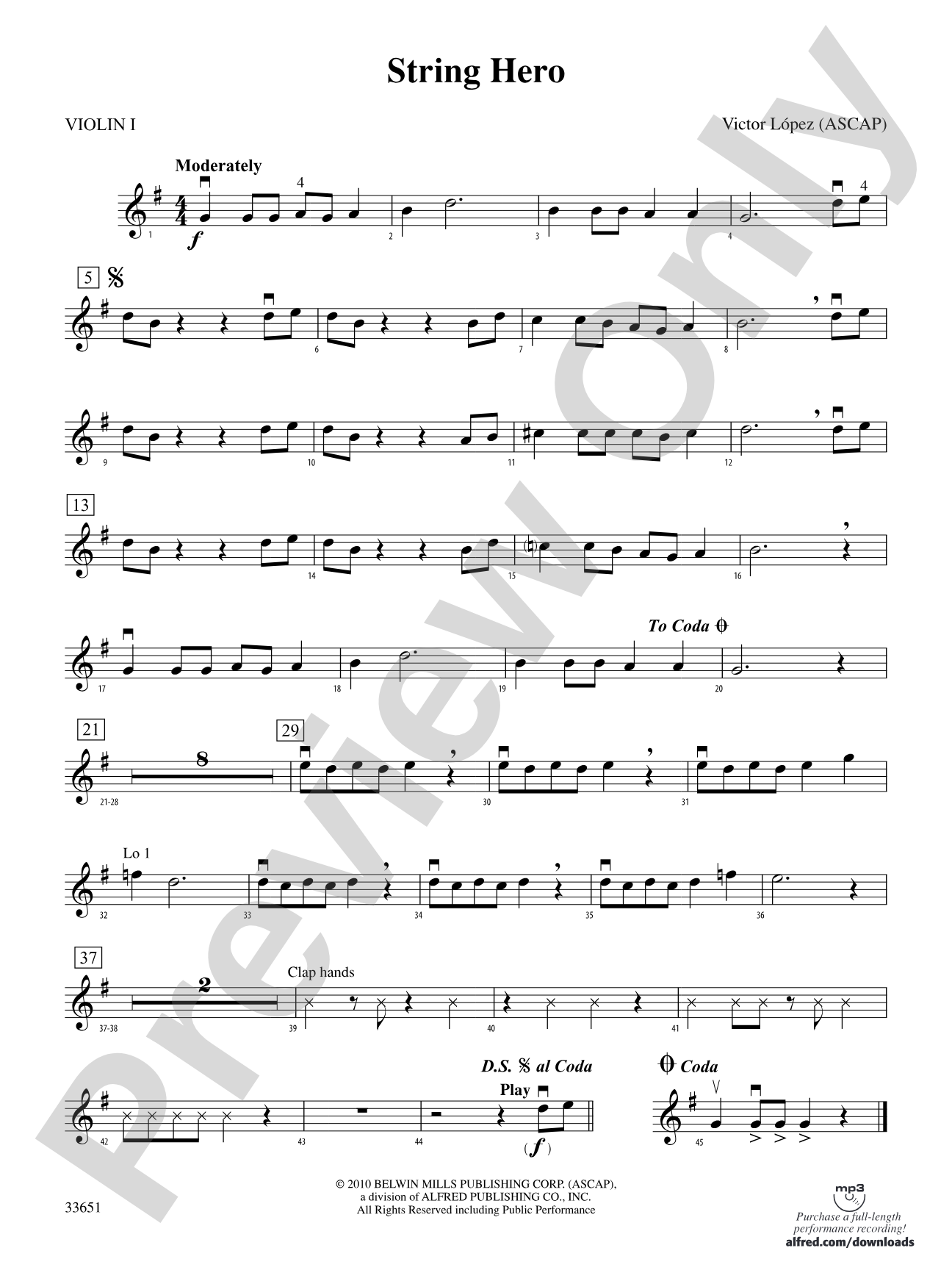String Hero: 1st Violin
