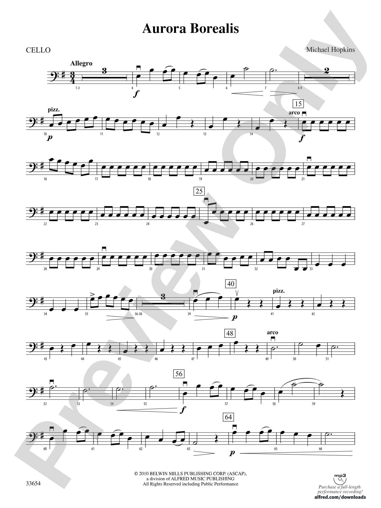 Aurora Borealis: Cello