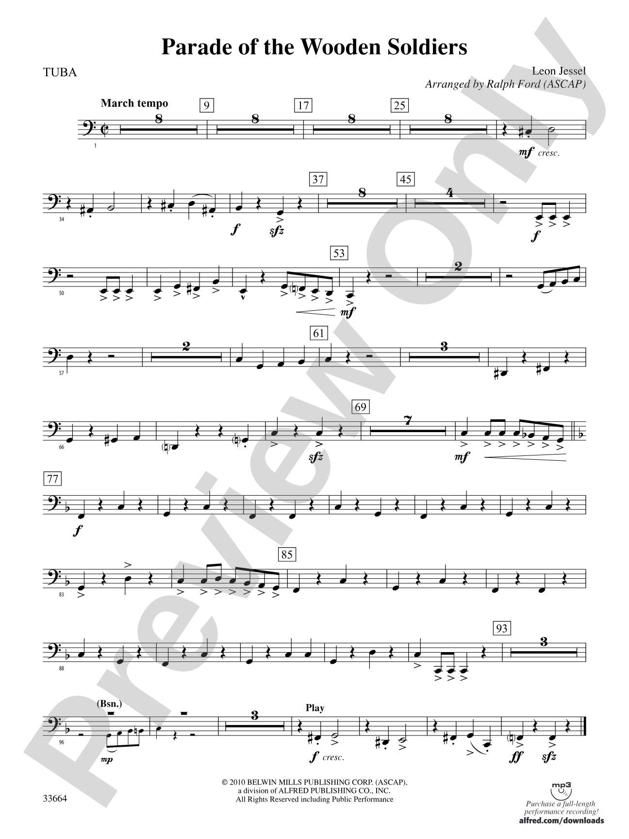 Parade of the Wooden Soldiers: Tuba