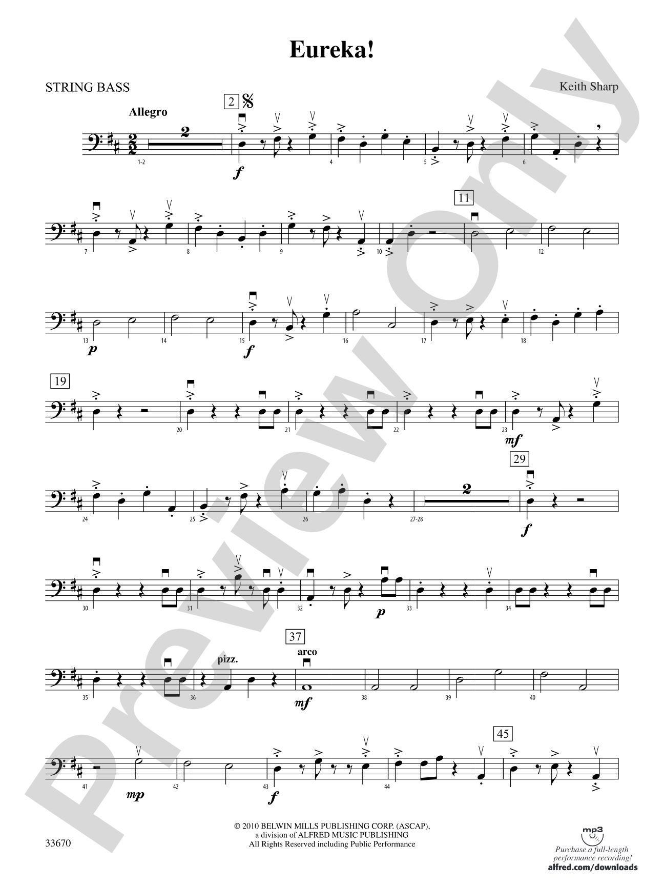 Eureka!: String Bass
