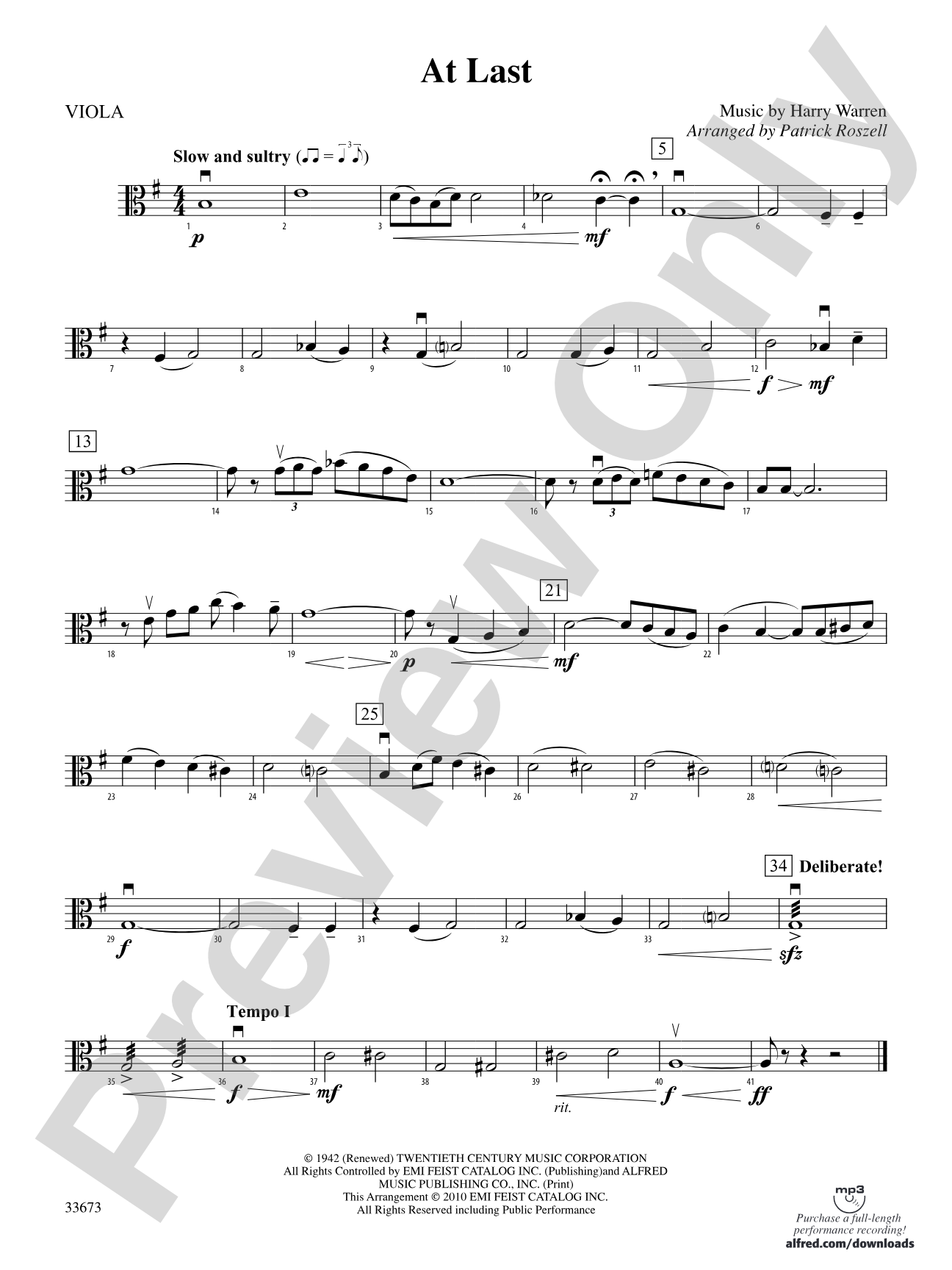 At Last: Viola