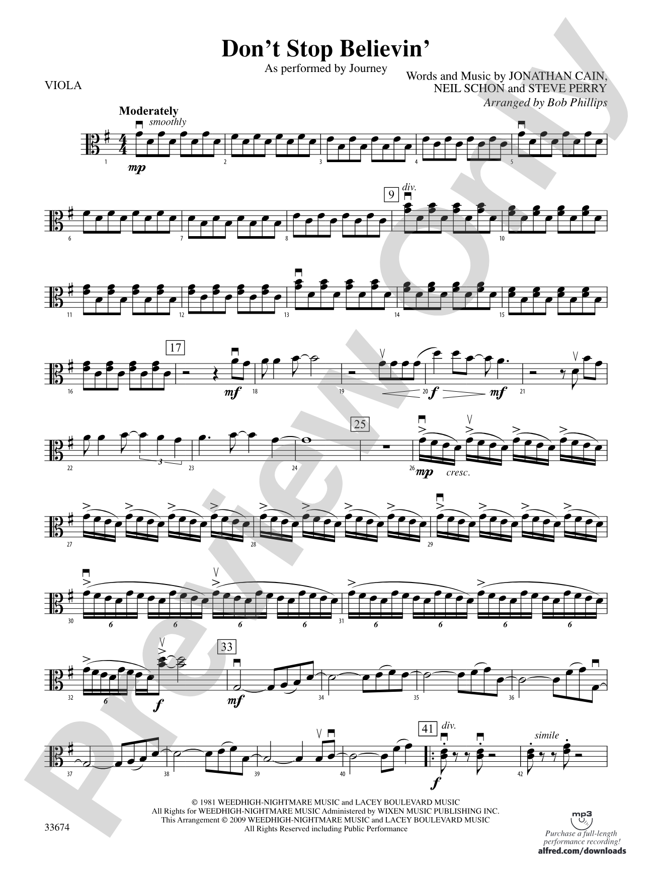 Don't Stop Believin': Viola