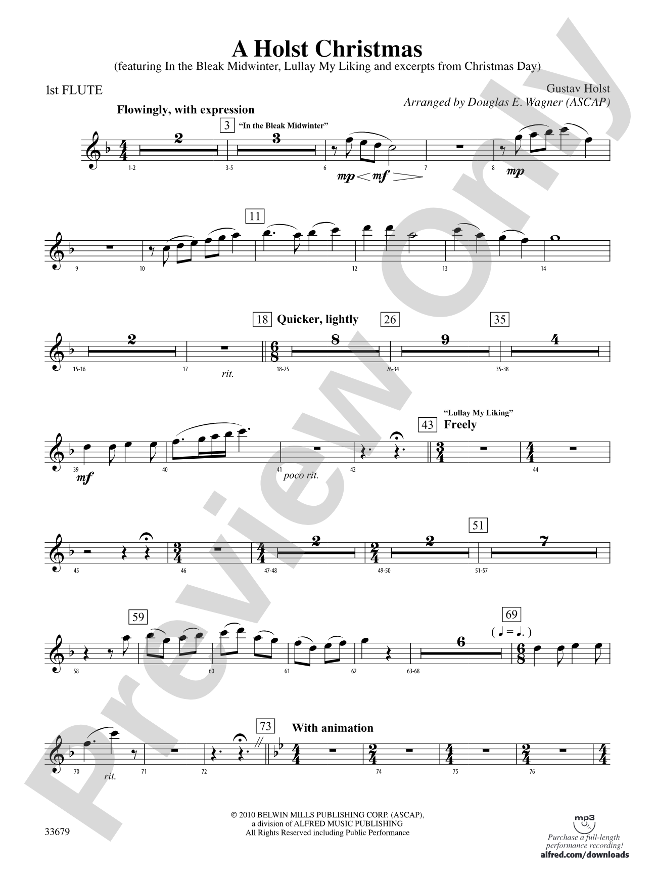 A Holst Christmas: Flute