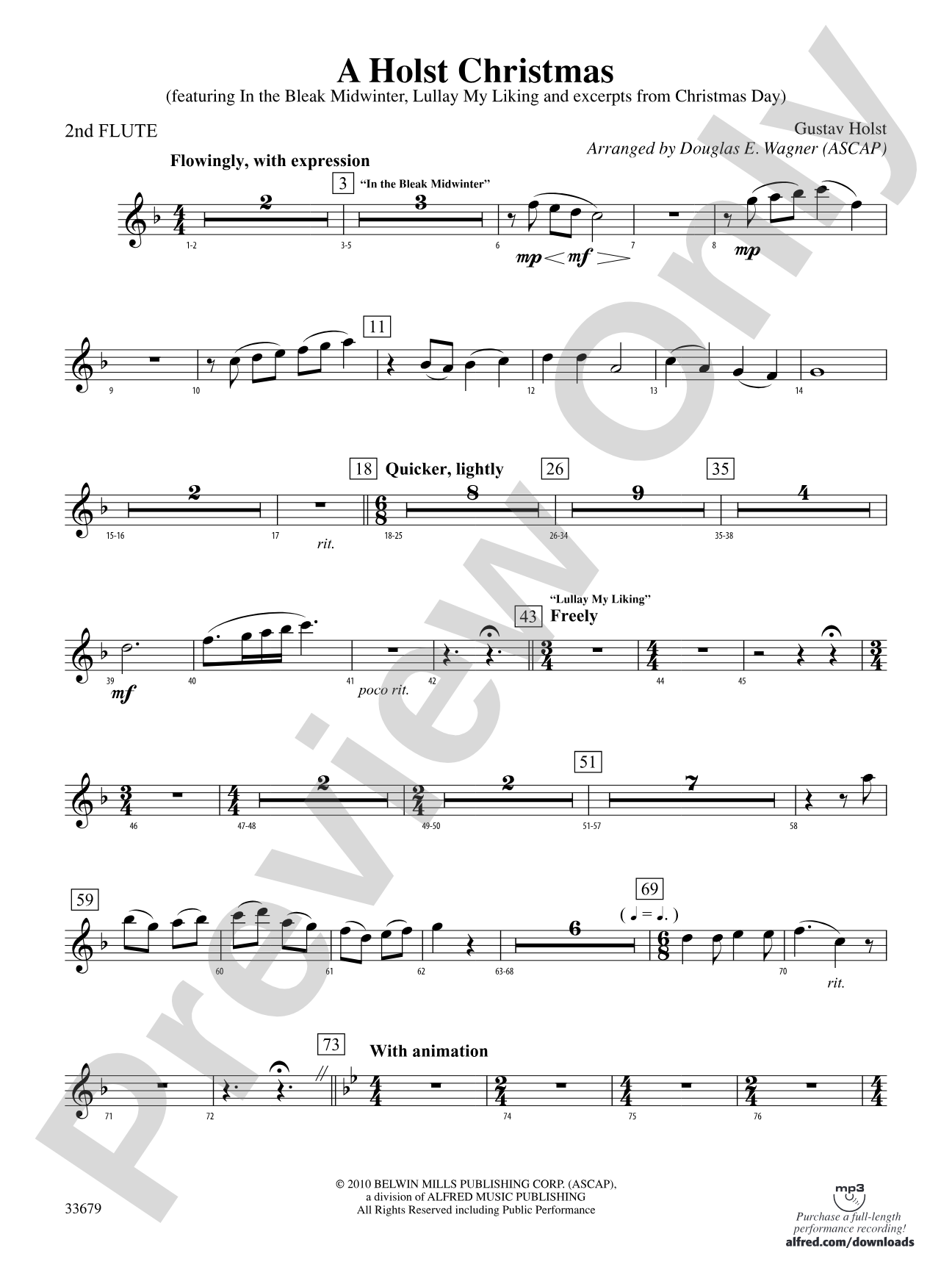 A Holst Christmas: 2nd Flute