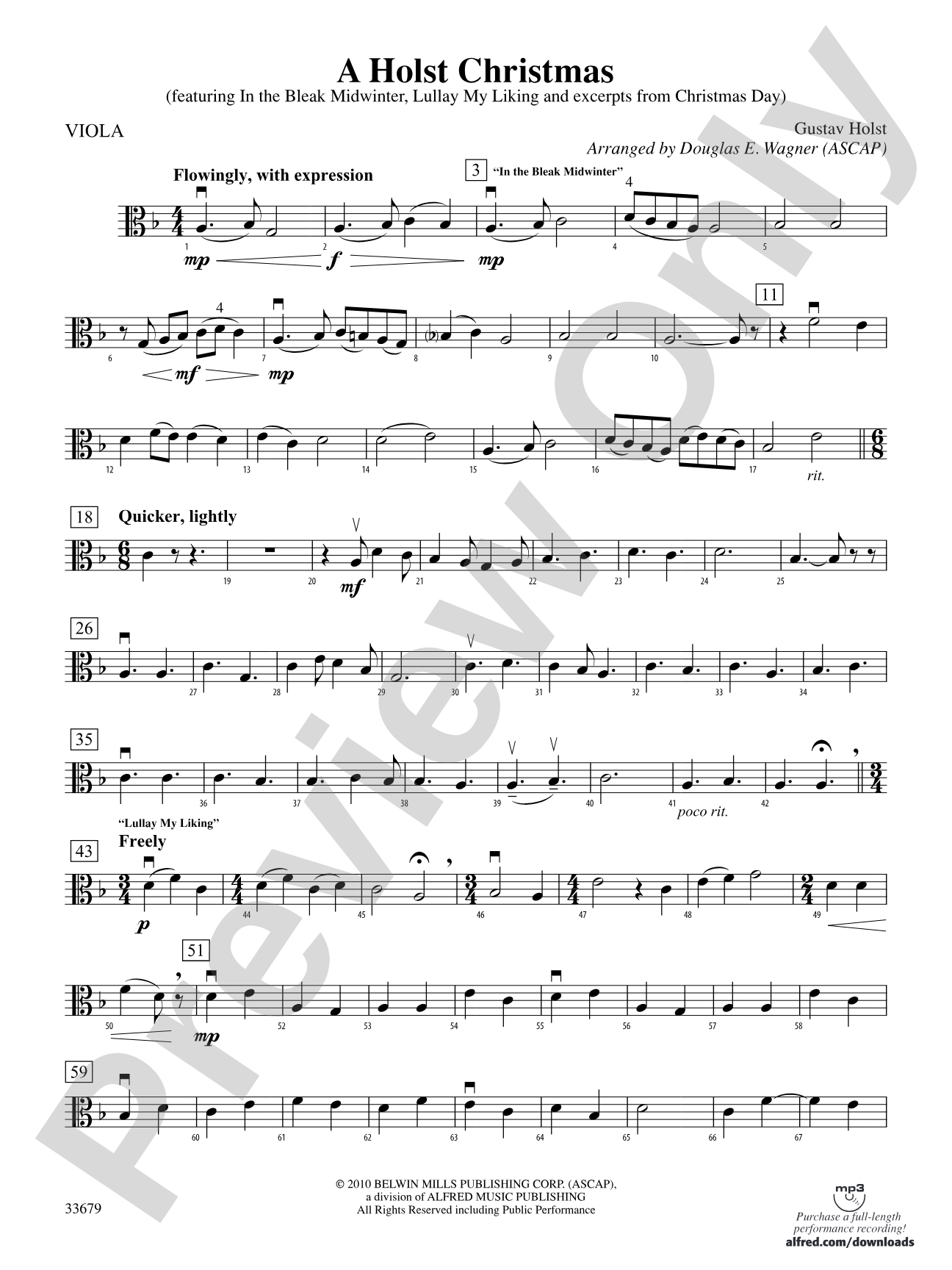 A Holst Christmas: Viola