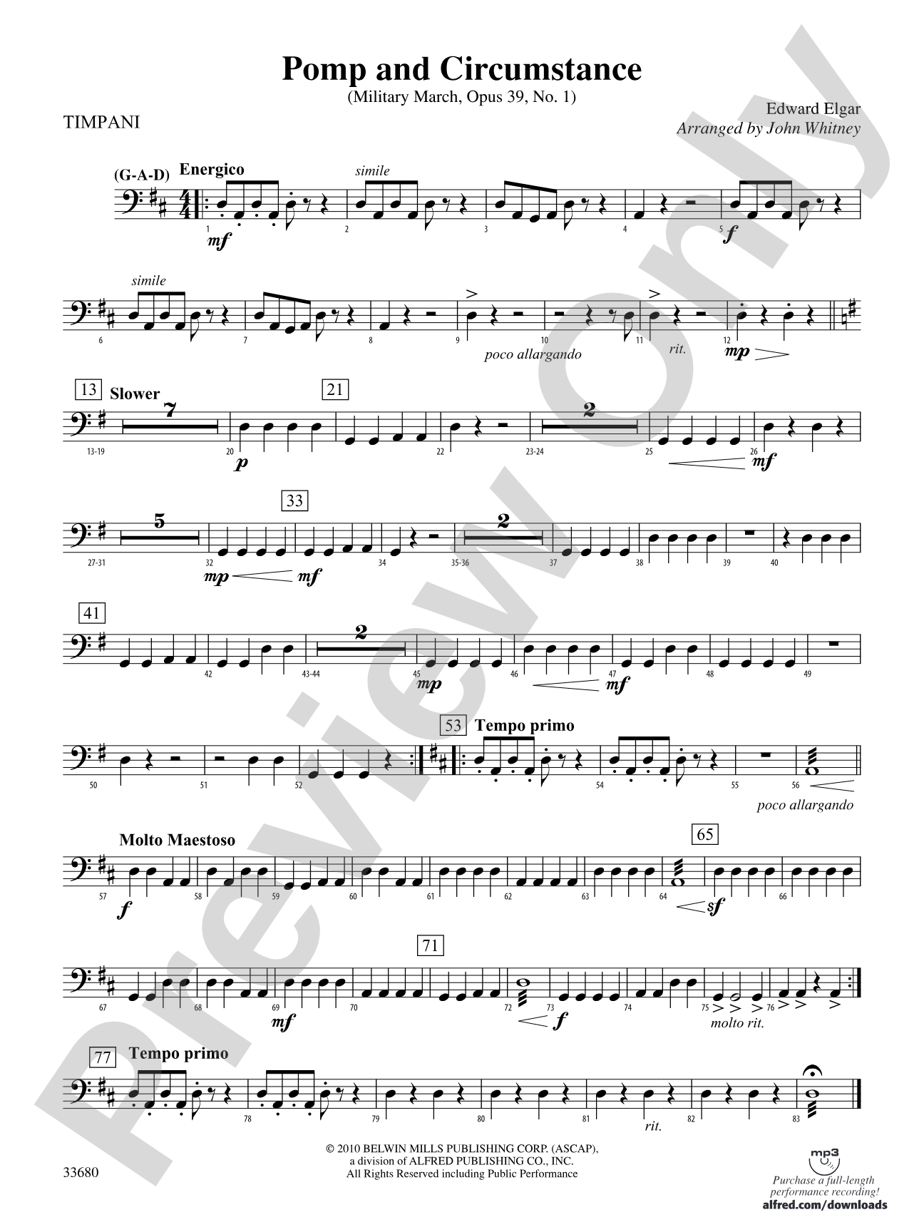 Pomp and Circumstance: Timpani