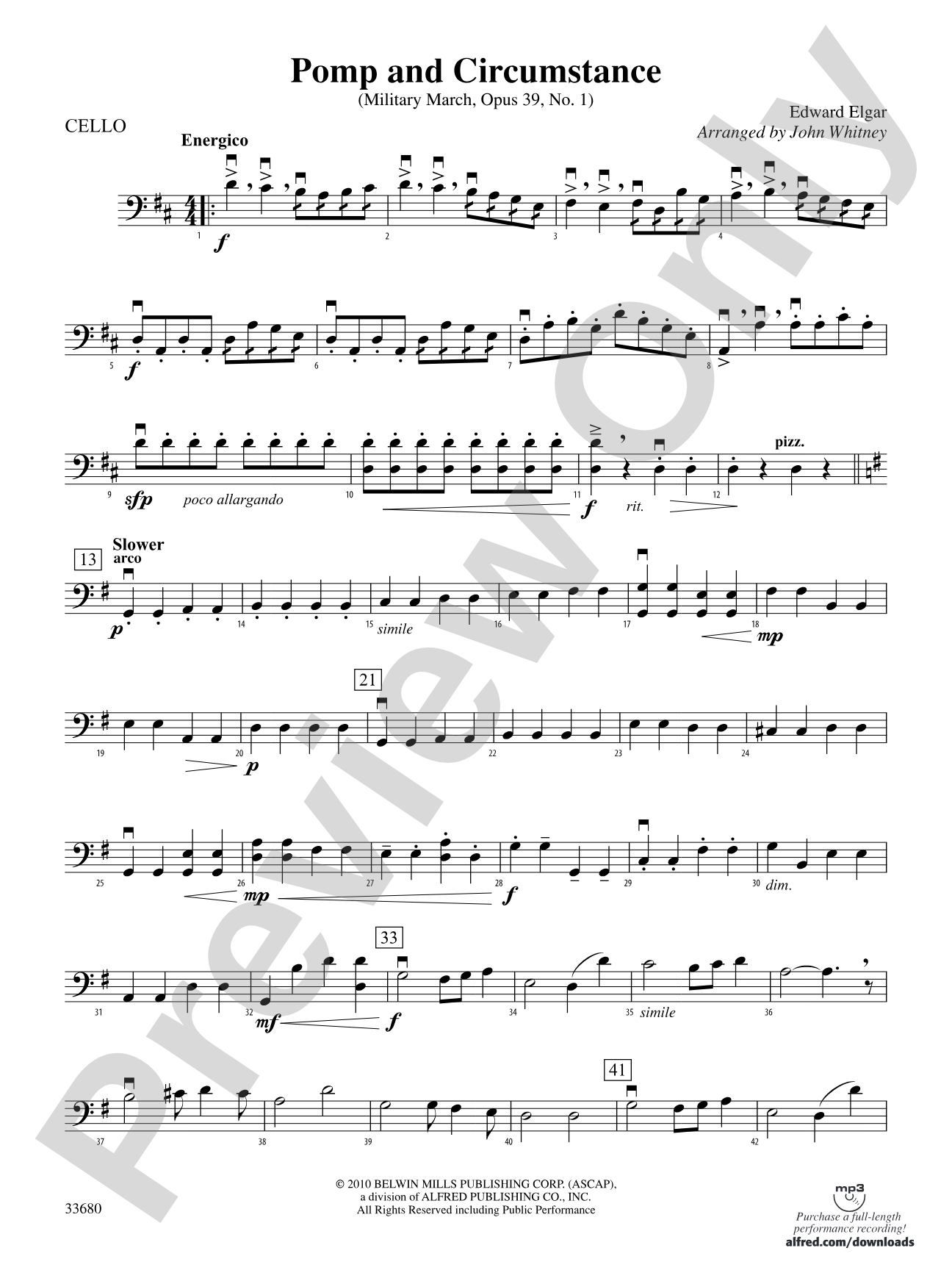 Pomp and Circumstance: Cello