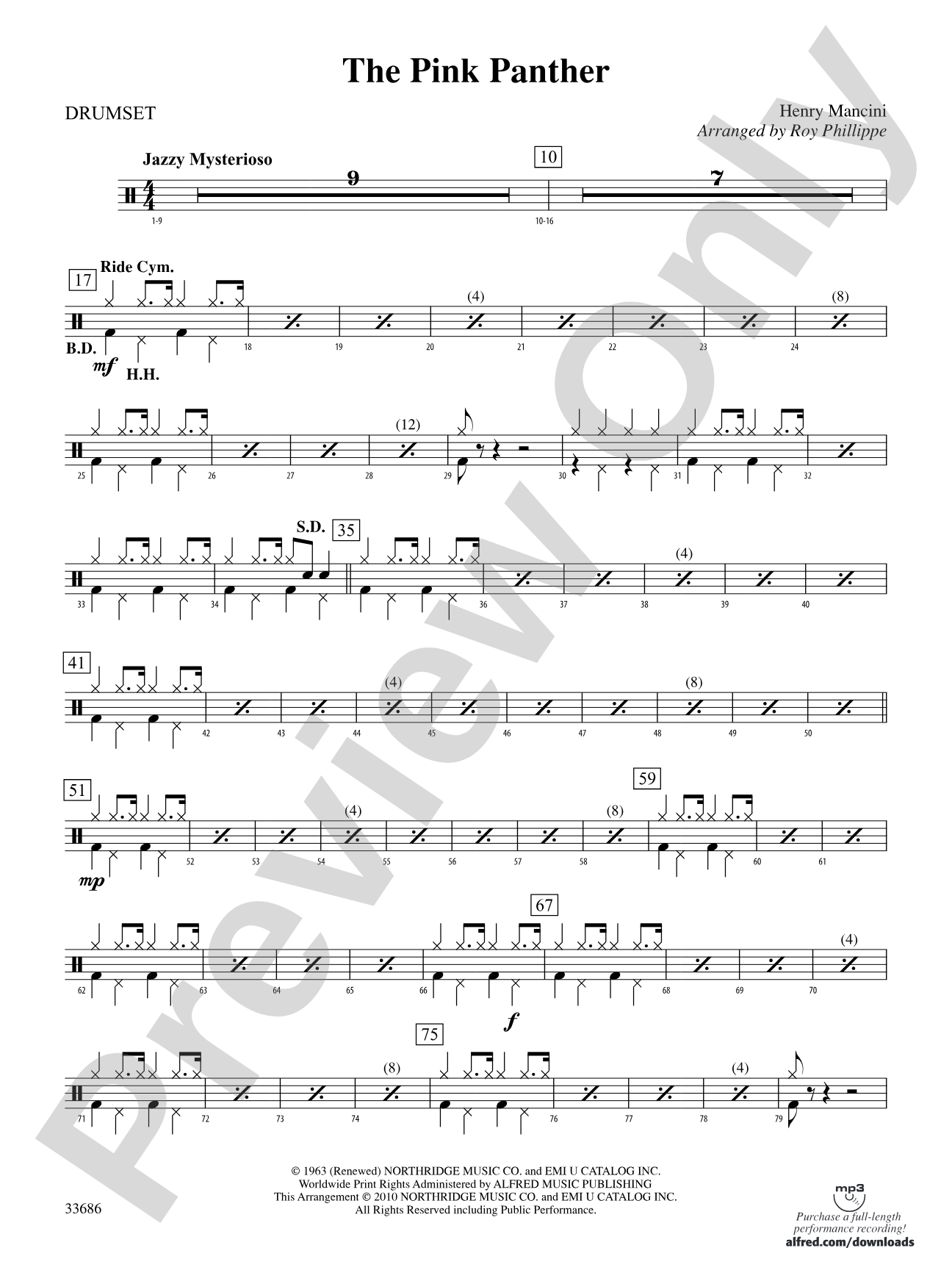 The Pink Panther: Drums