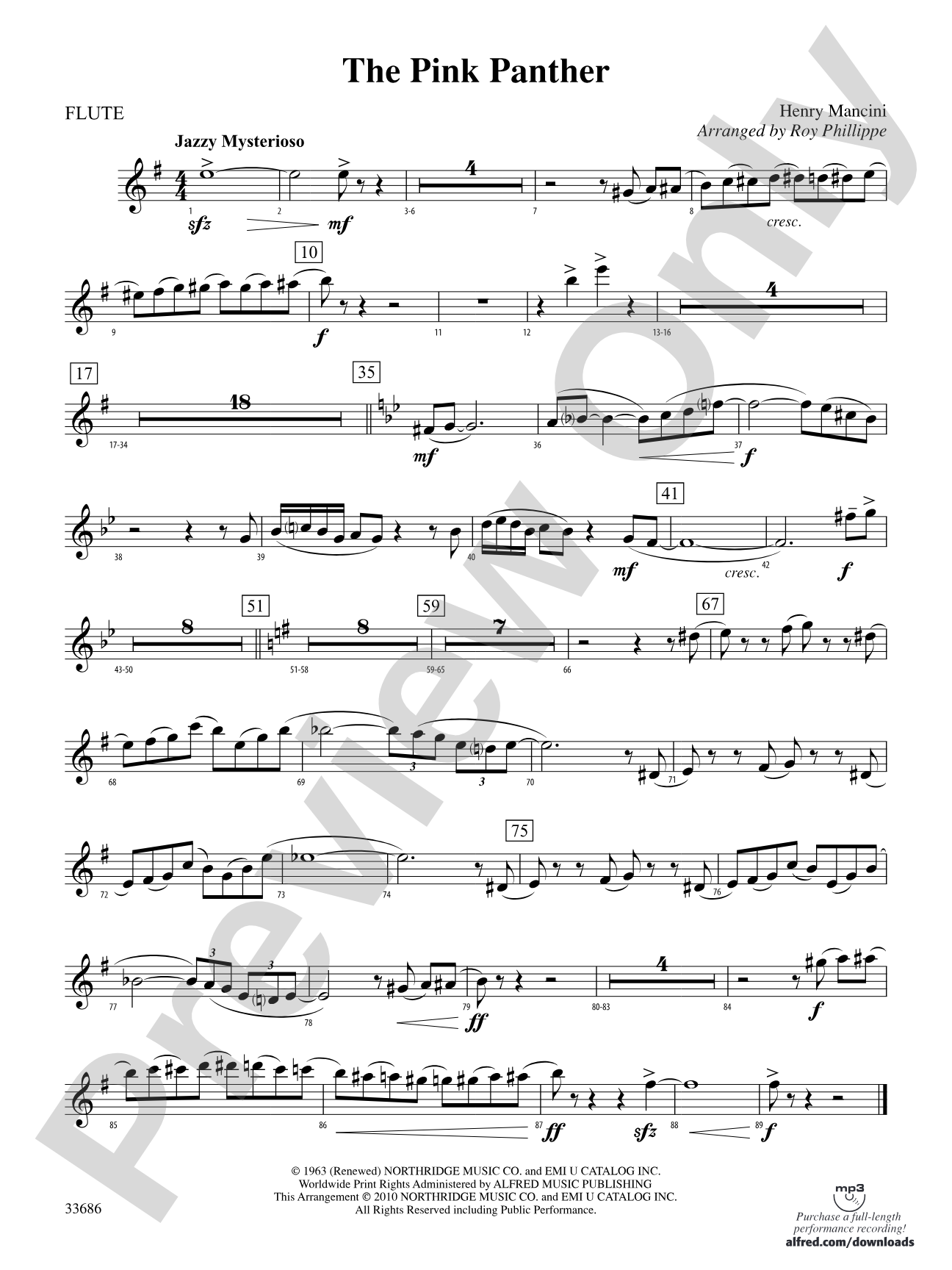 The Pink Panther: Flute