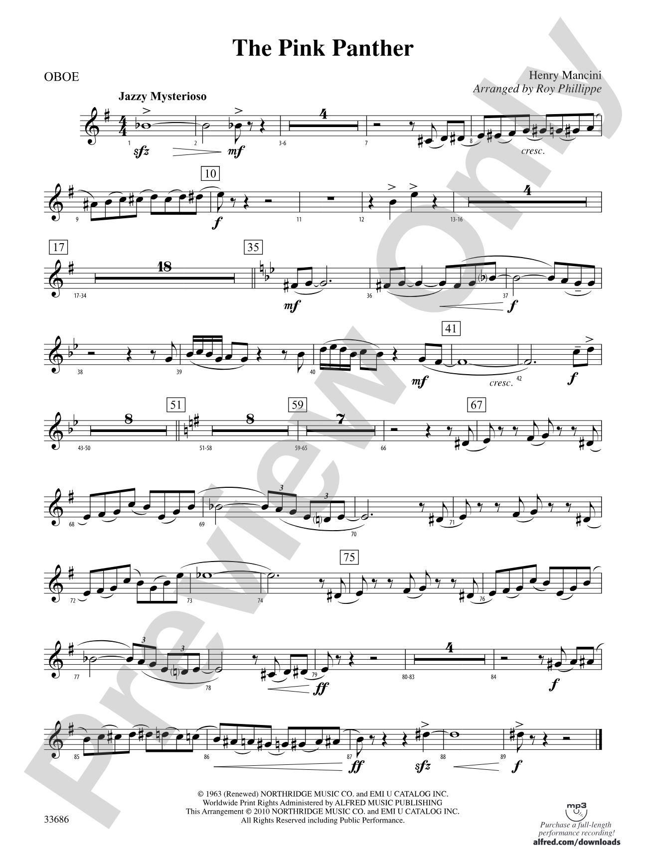 The Pink Panther: Oboe
