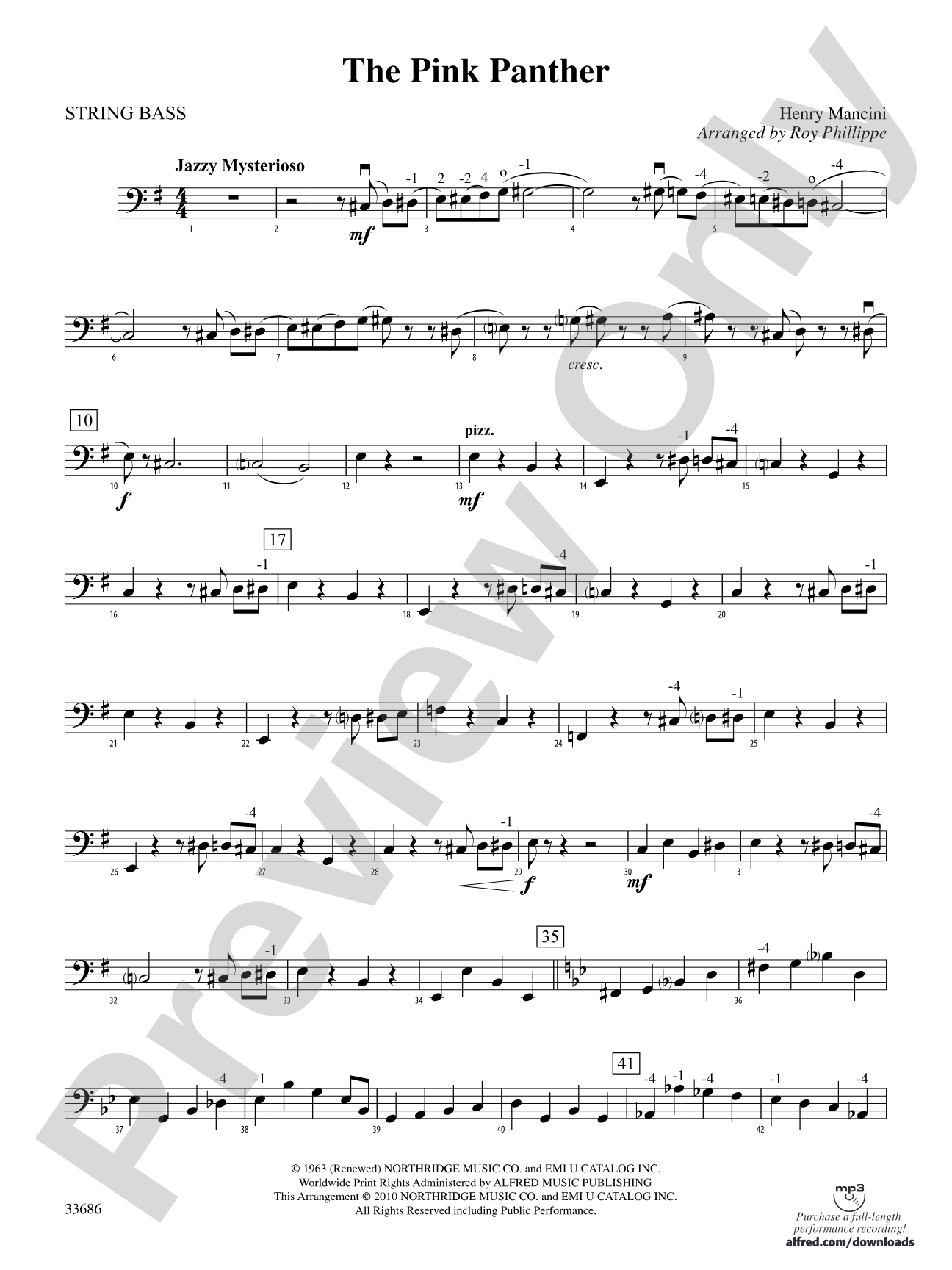 The Pink Panther: String Bass