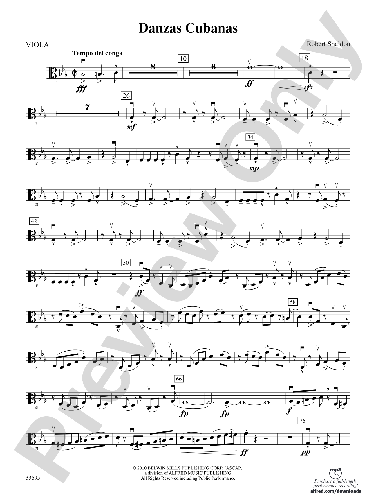 Danzas Cubanas: Viola