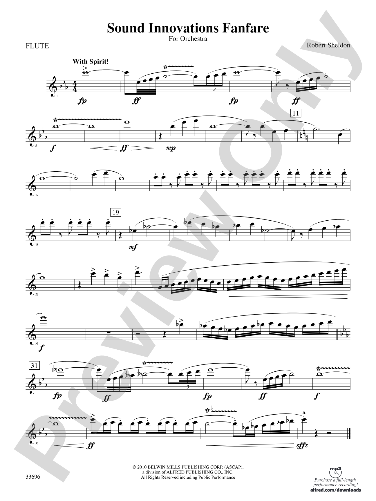 Sound Innovations Fanfare: Flute