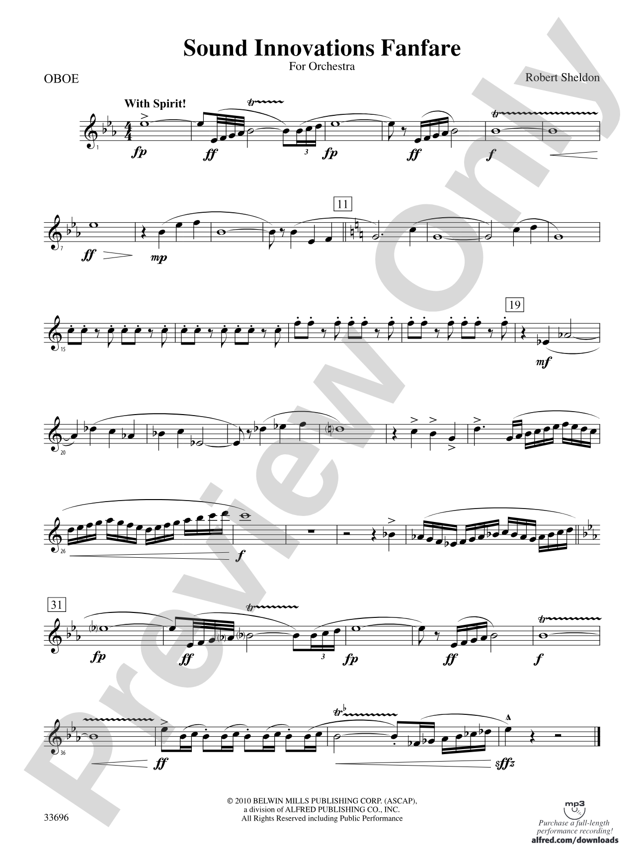 Sound Innovations Fanfare: Oboe