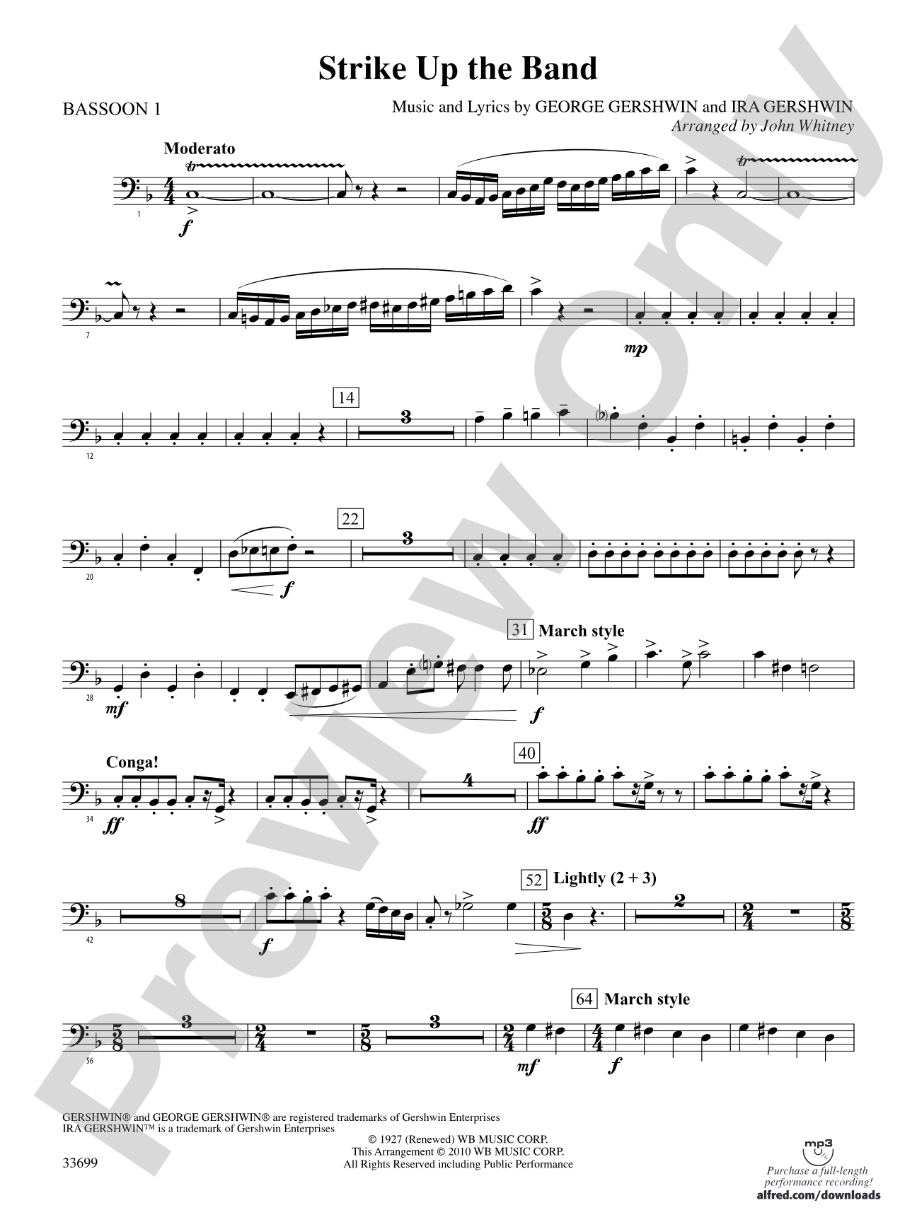 Strike Up the Band: Bassoon