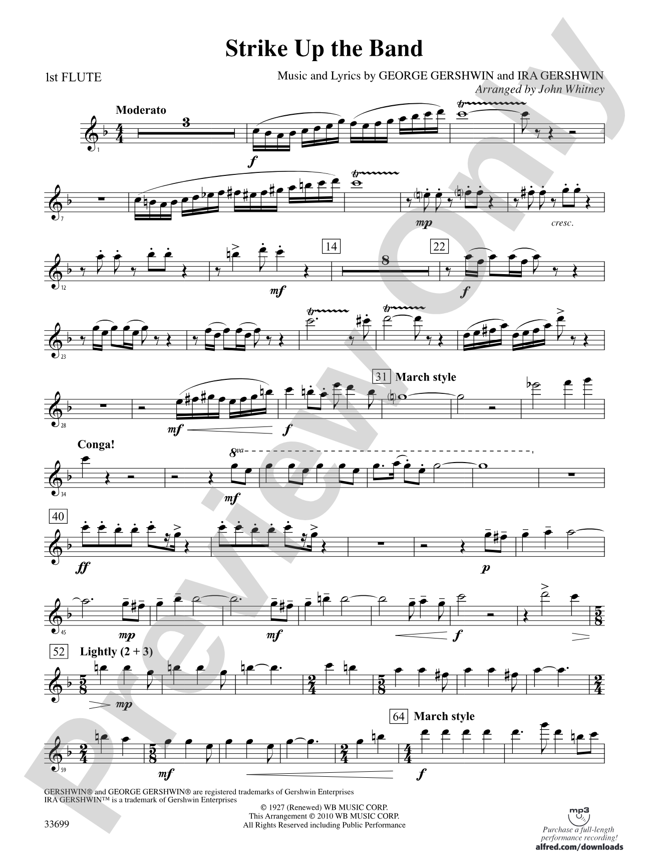 Strike Up the Band: Flute