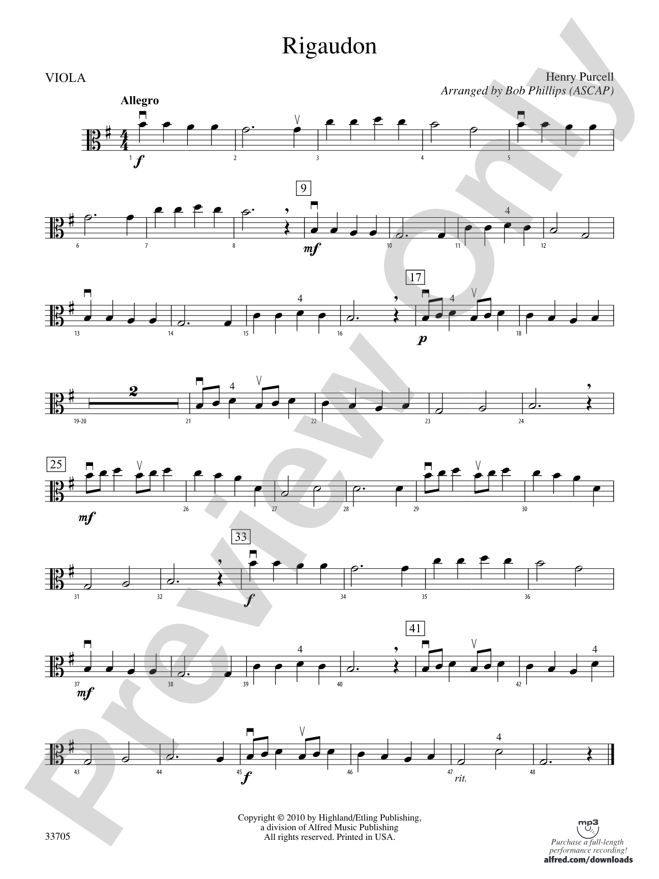 Rigaudon: Viola