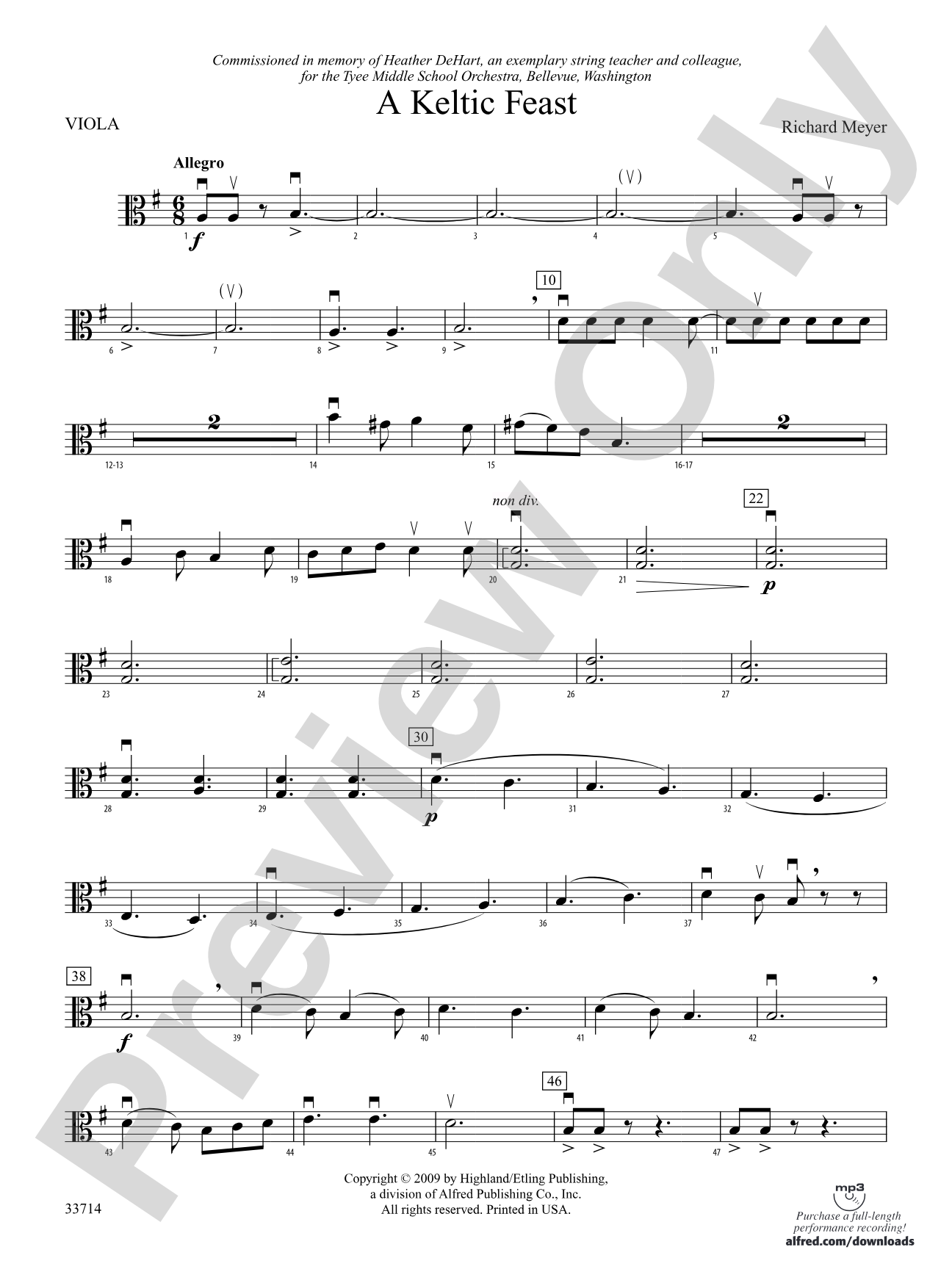 A Keltic Feast: Viola