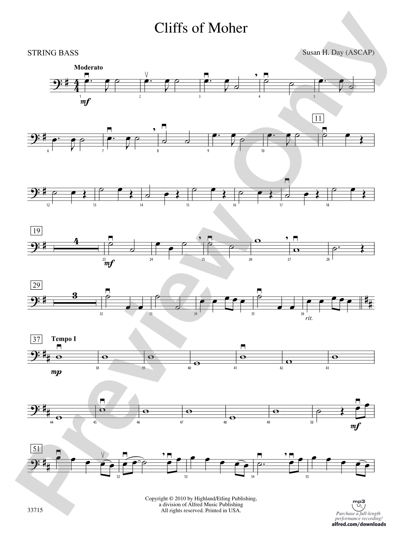 Cliffs of Moher: String Bass