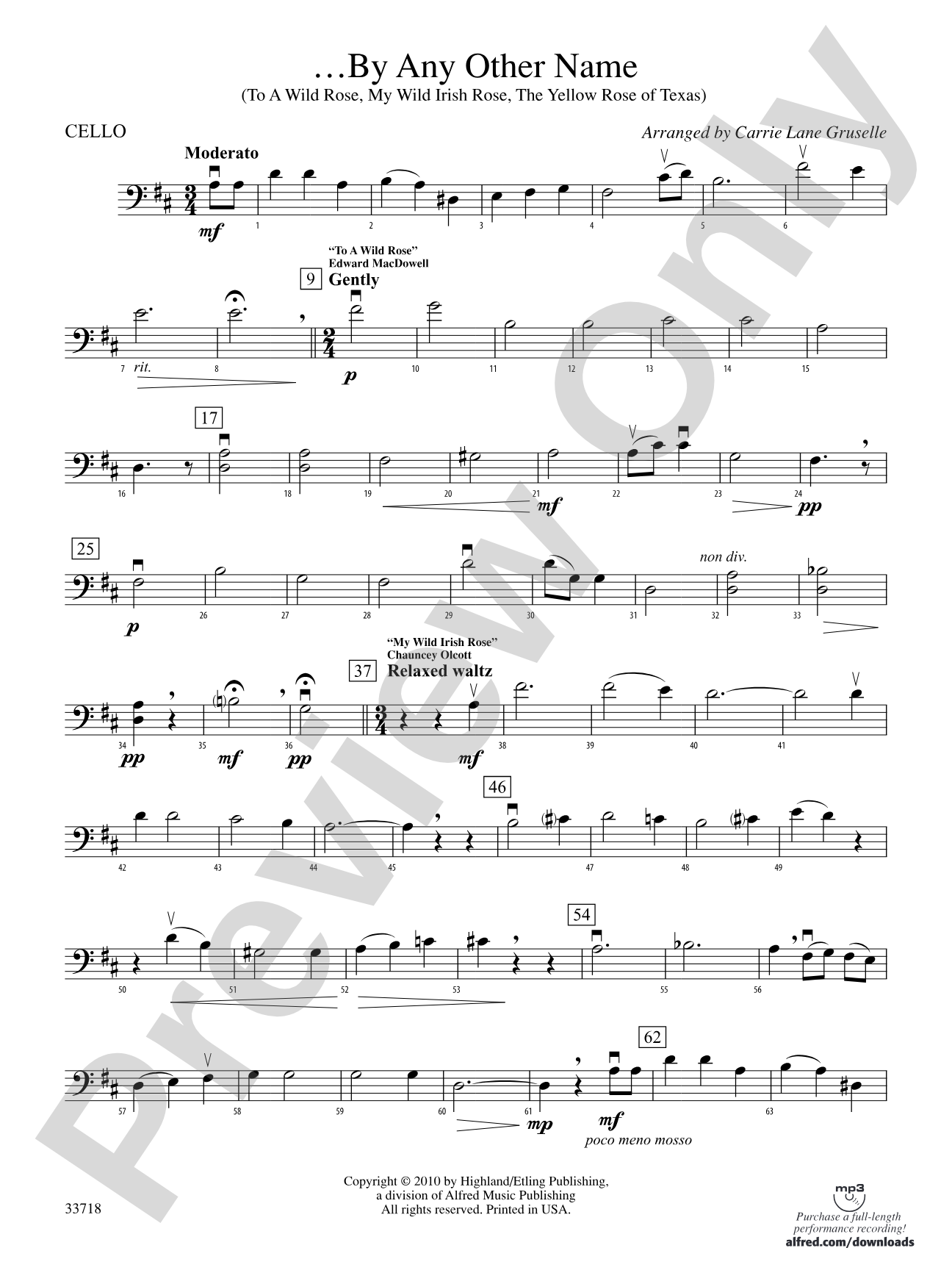 ...By Any Other Name: Cello