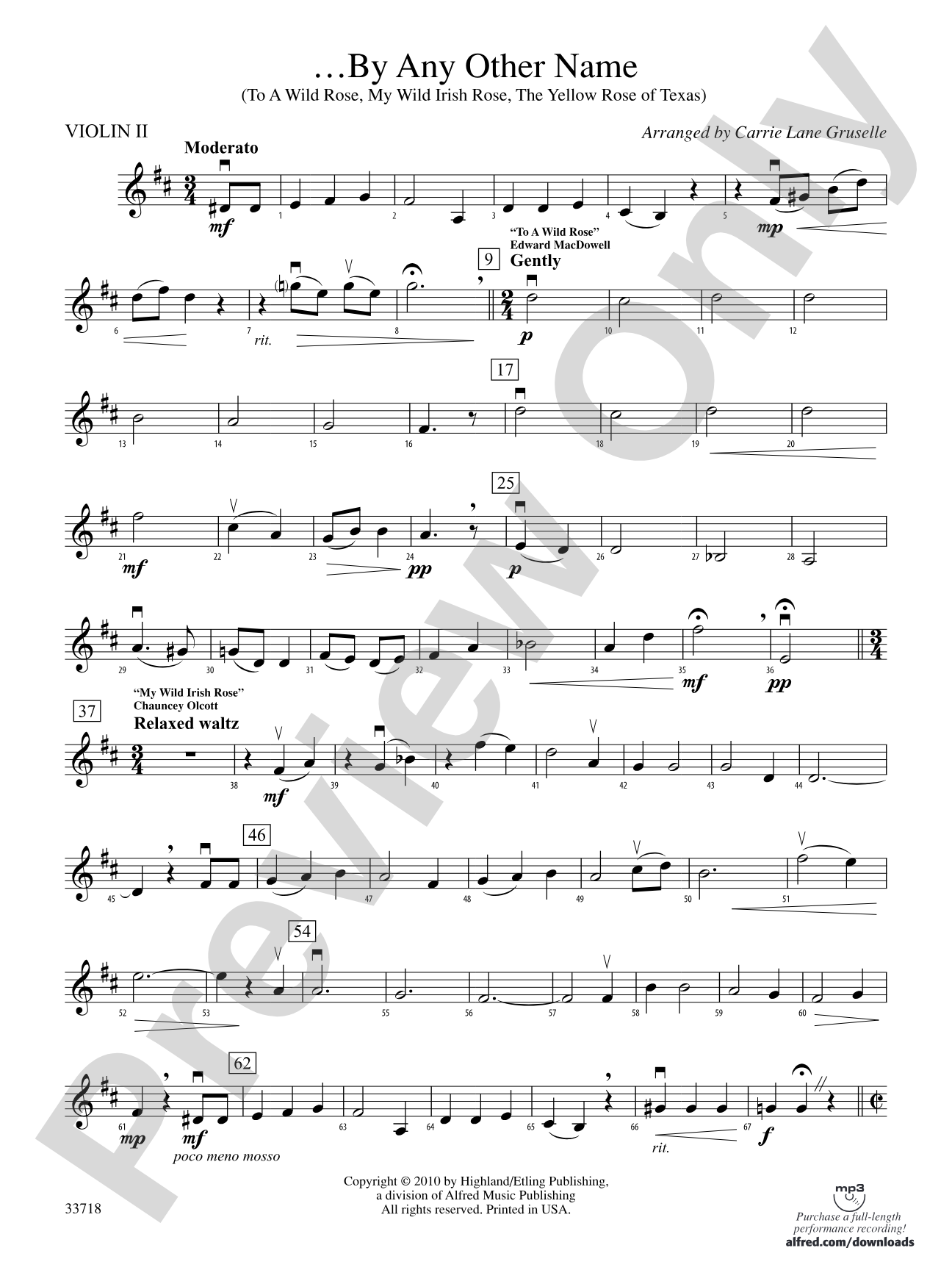 ...By Any Other Name: 2nd Violin