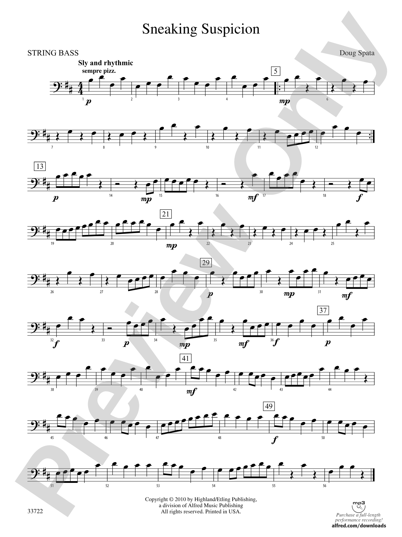 Sneaking Suspicion: String Bass