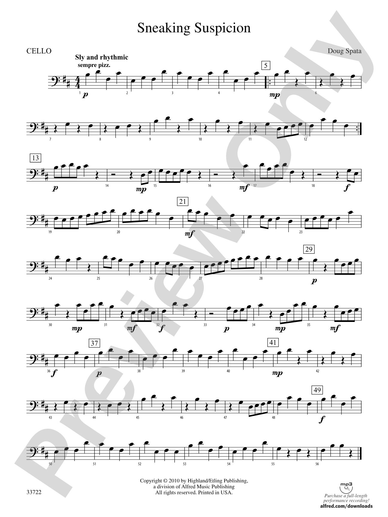 Sneaking Suspicion: Cello