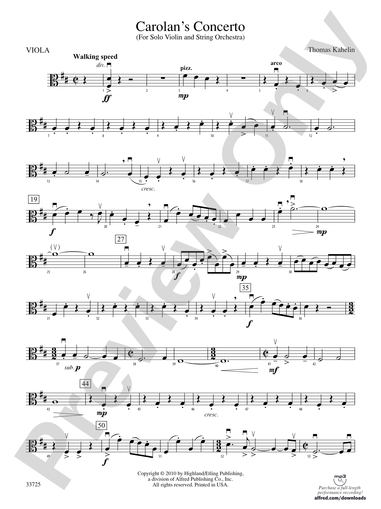 Carolan's Concerto: Viola