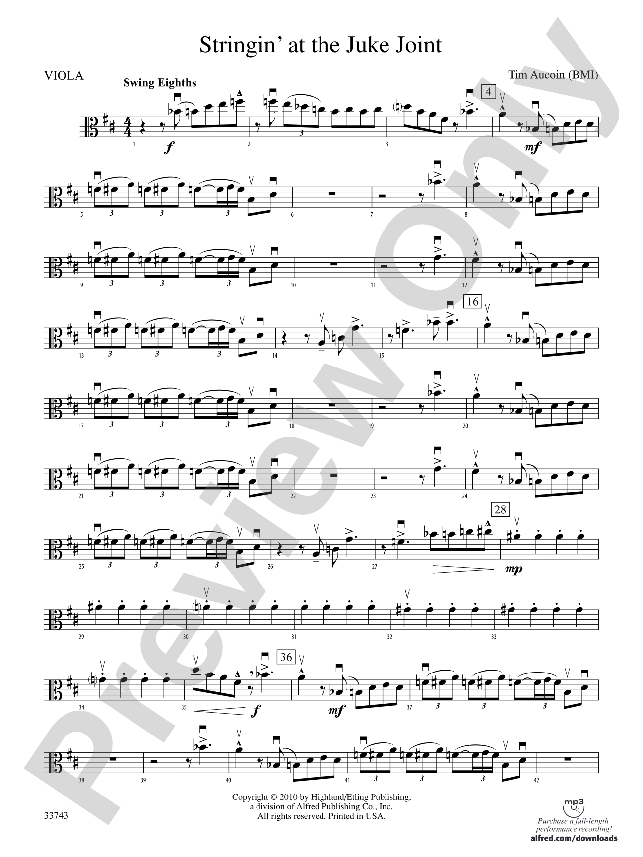 Stringin' at the Juke Joint: Viola