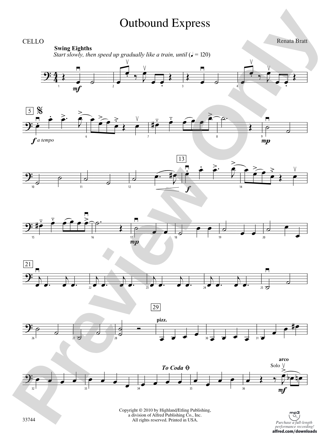 Outbound Express: Cello