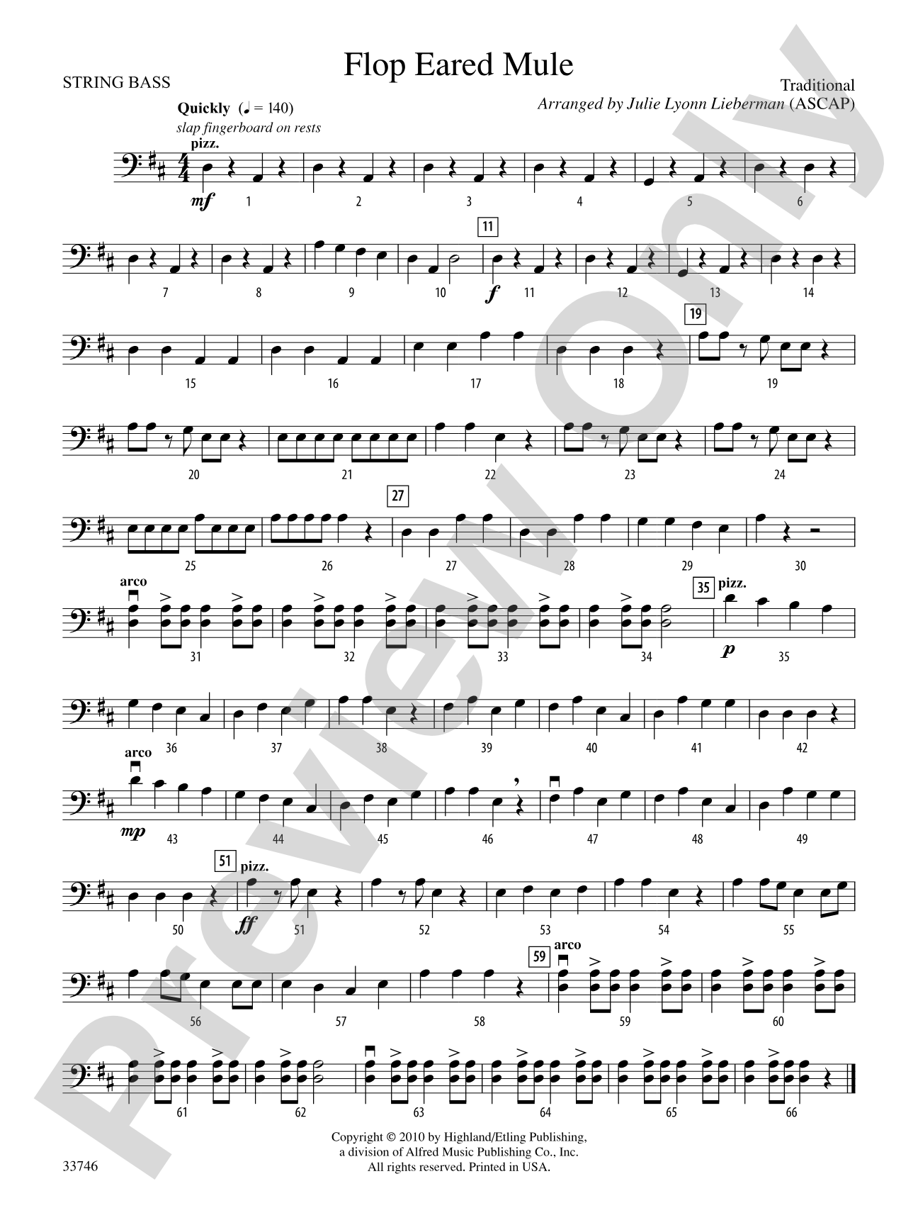 Flop Eared Mule: String Bass