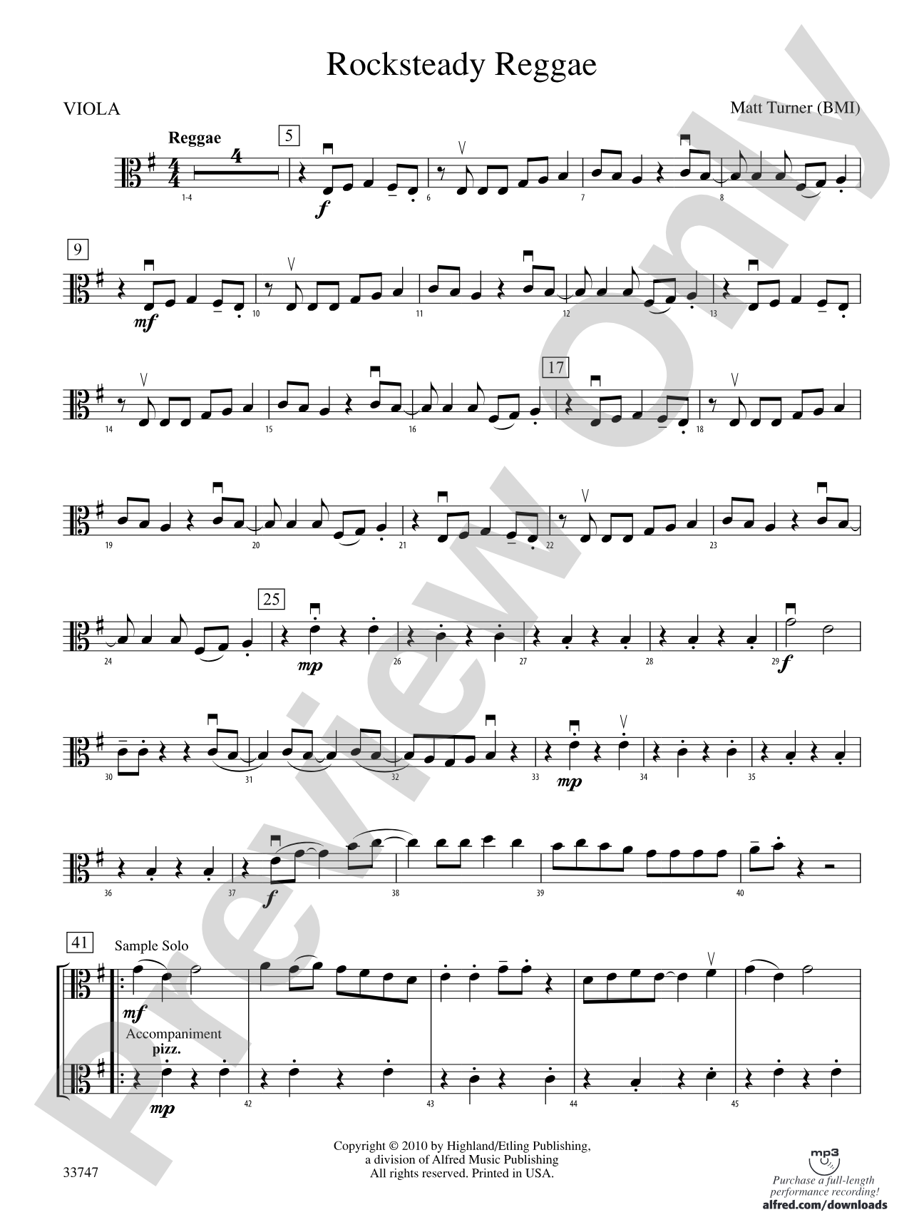 Rocksteady Reggae: Viola