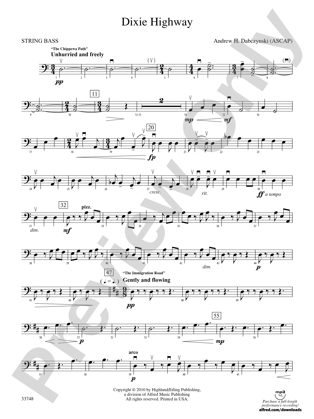Dixie Highway: String Bass