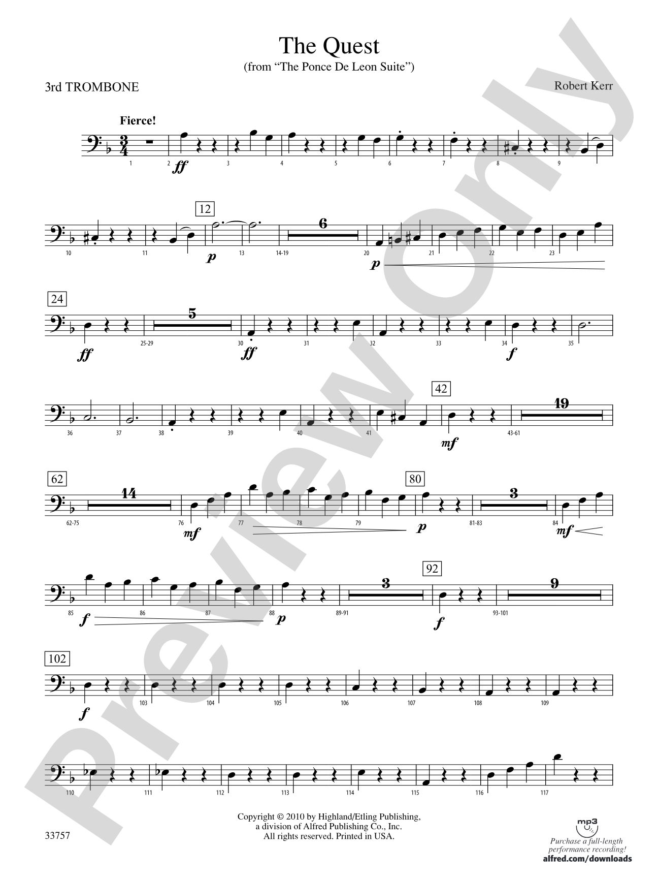 The Quest: 3rd Trombone