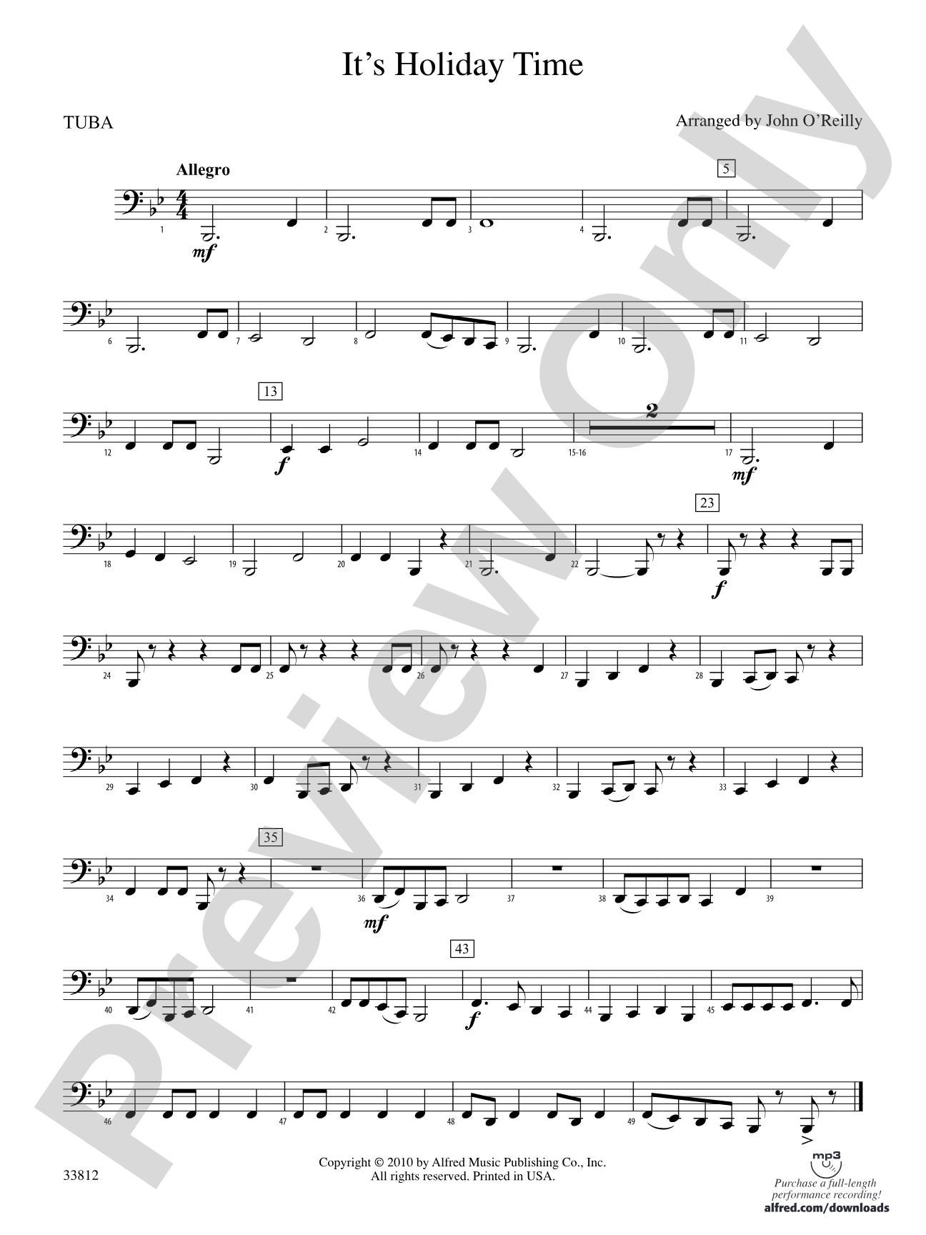 It's Holiday Time: Tuba