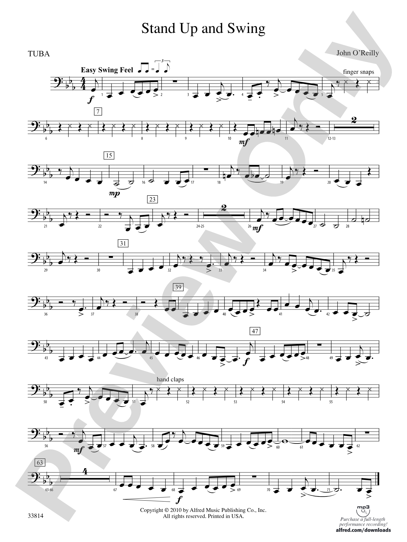 Stand Up and Swing: Tuba