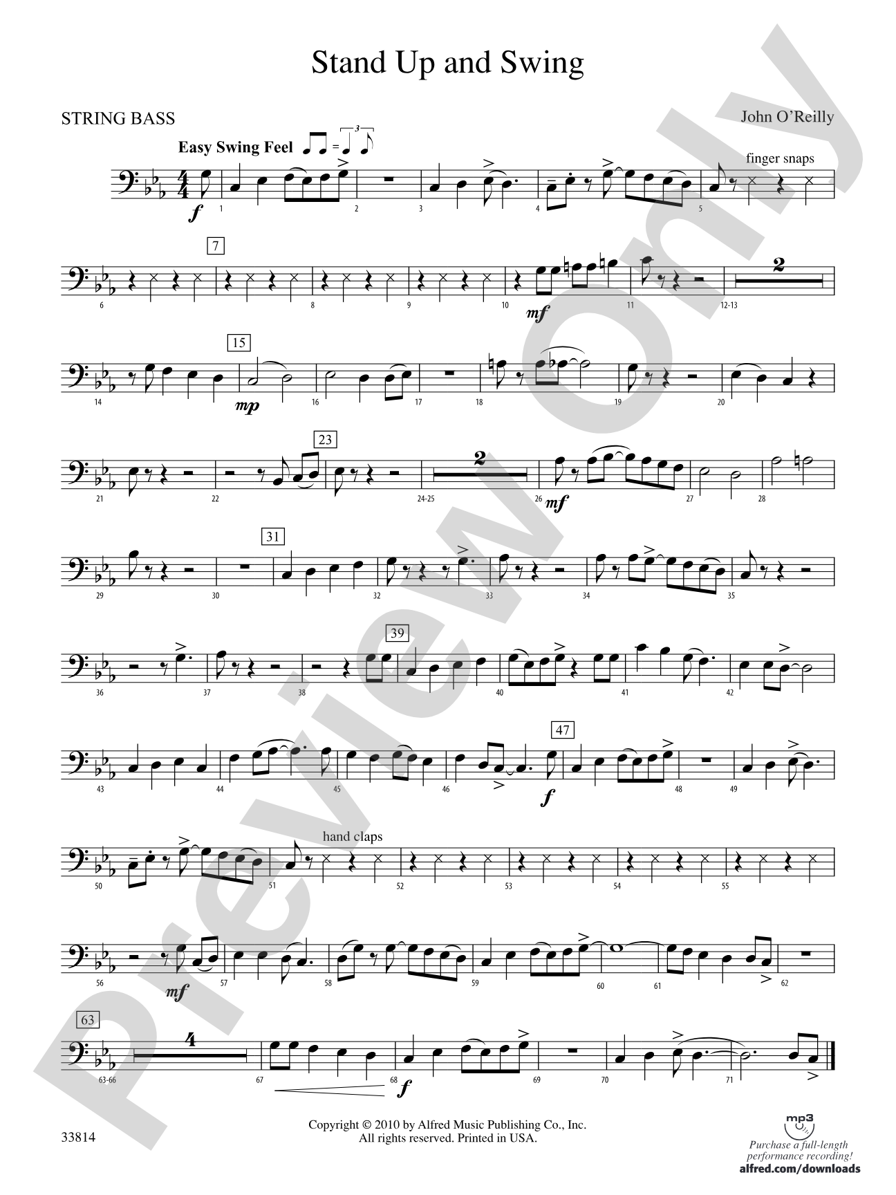 Stand Up and Swing: (wp) String Bass