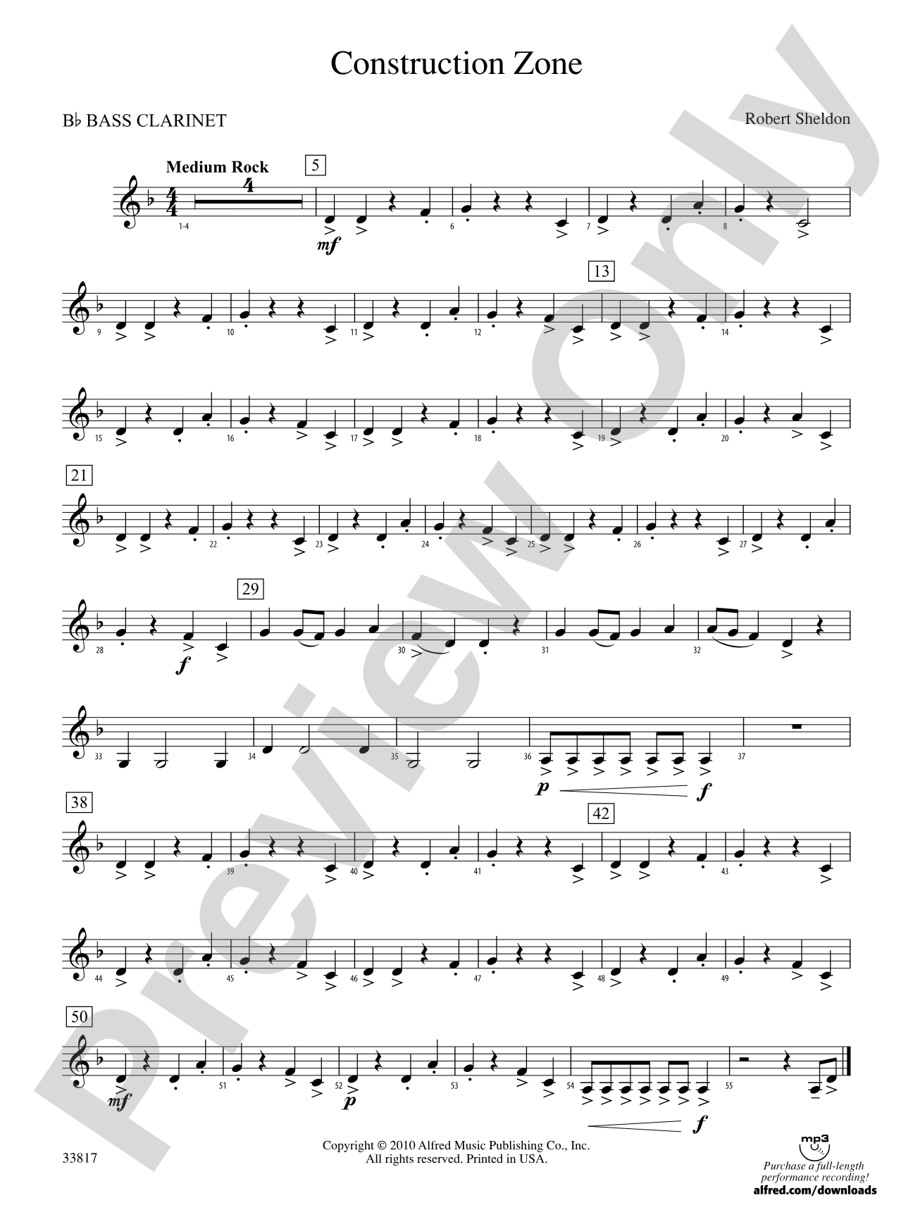 Construction Zone: B-flat Bass Clarinet