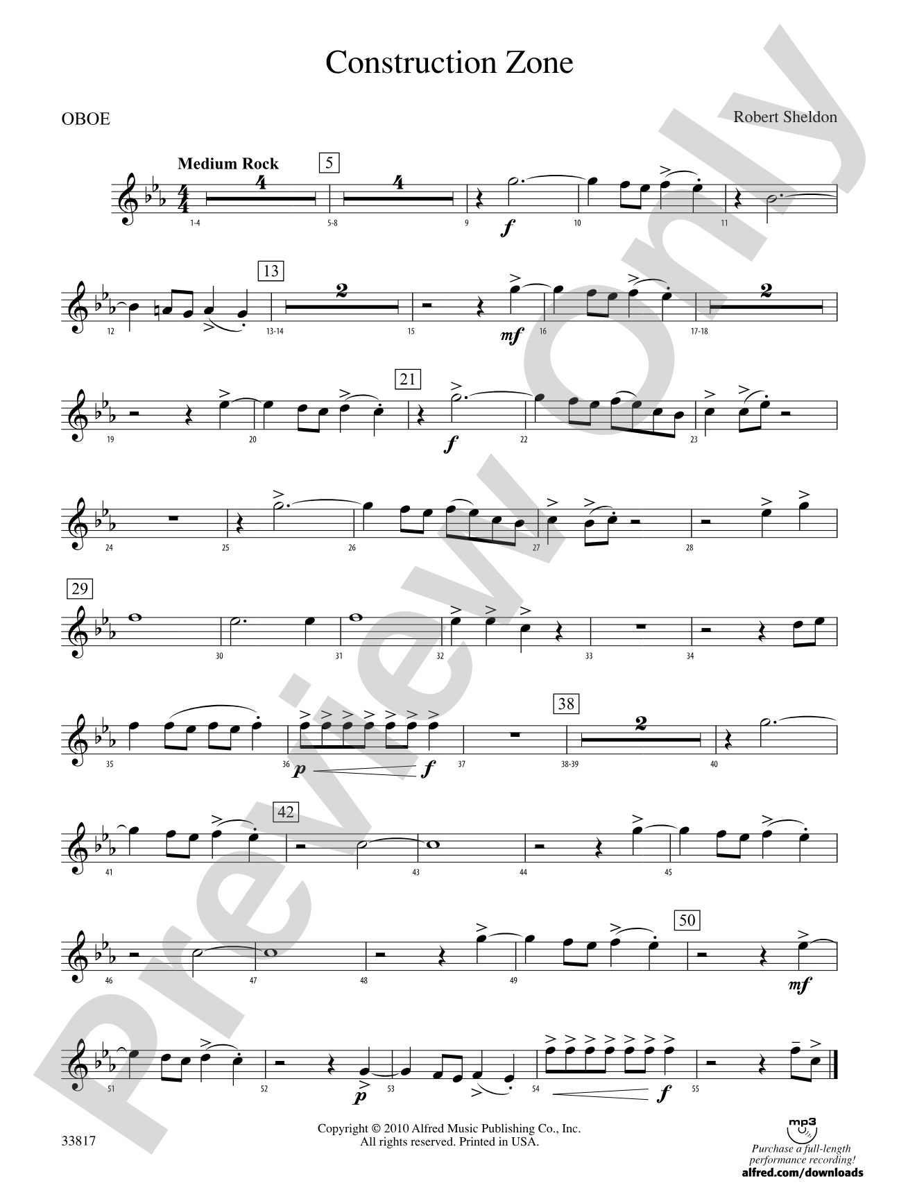 Construction Zone: Oboe