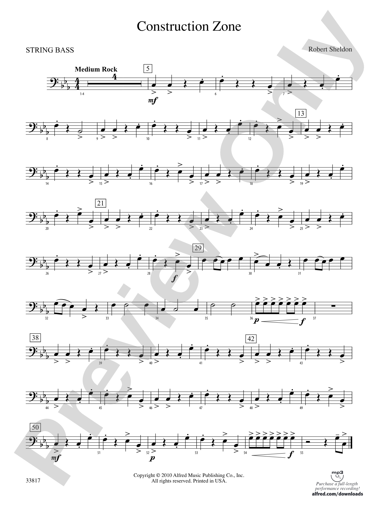 Construction Zone: (wp) String Bass