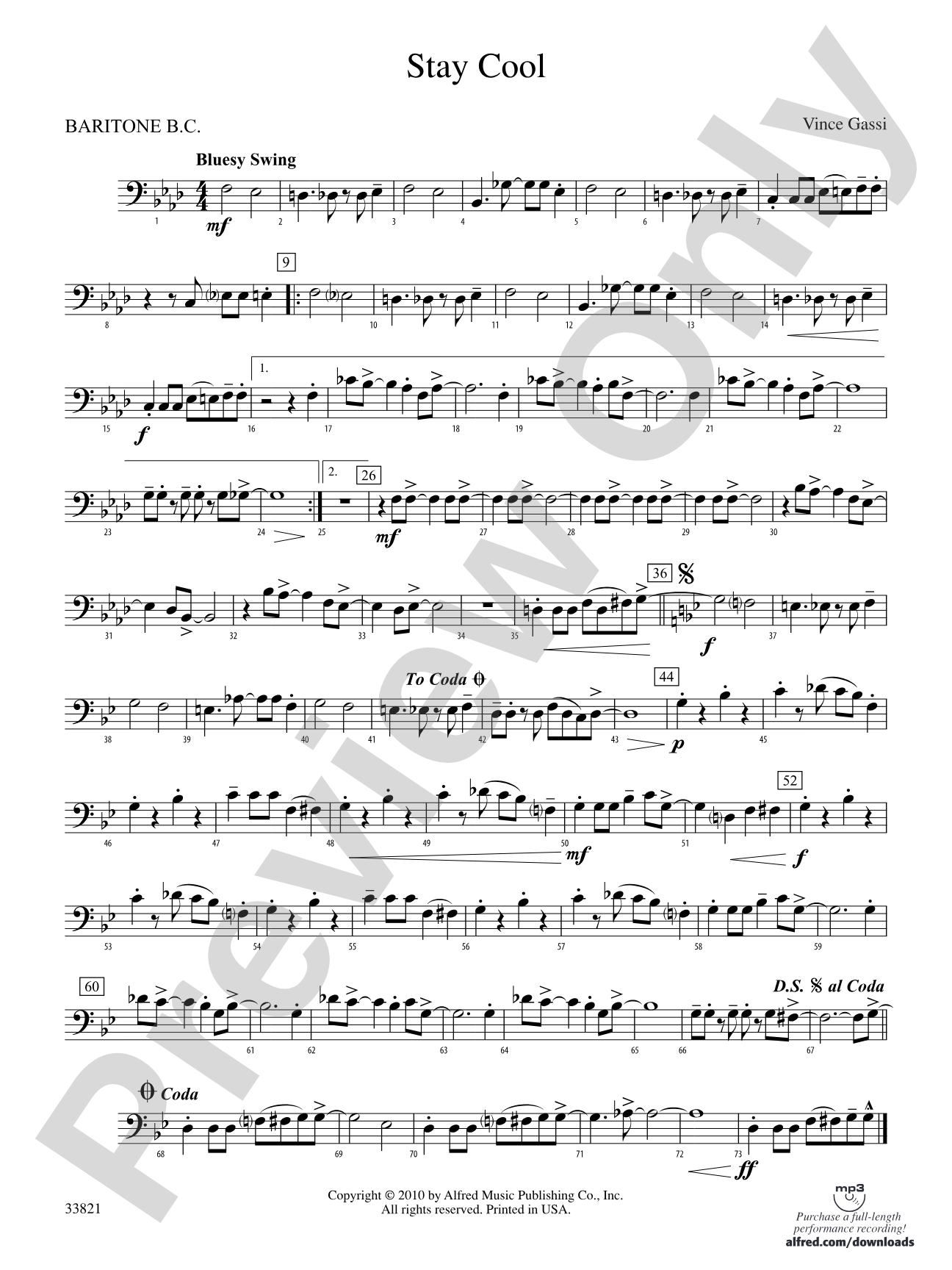 Stay Cool: Baritone B.C.