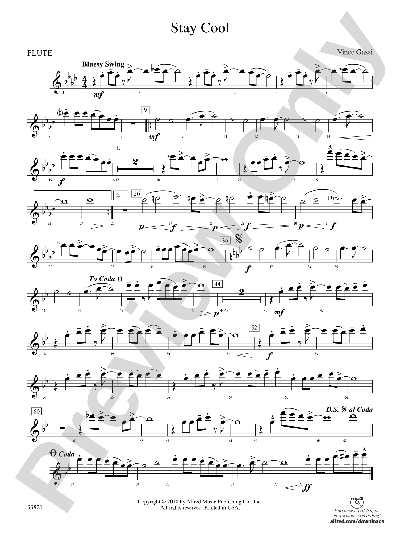 Stay Cool: Flute