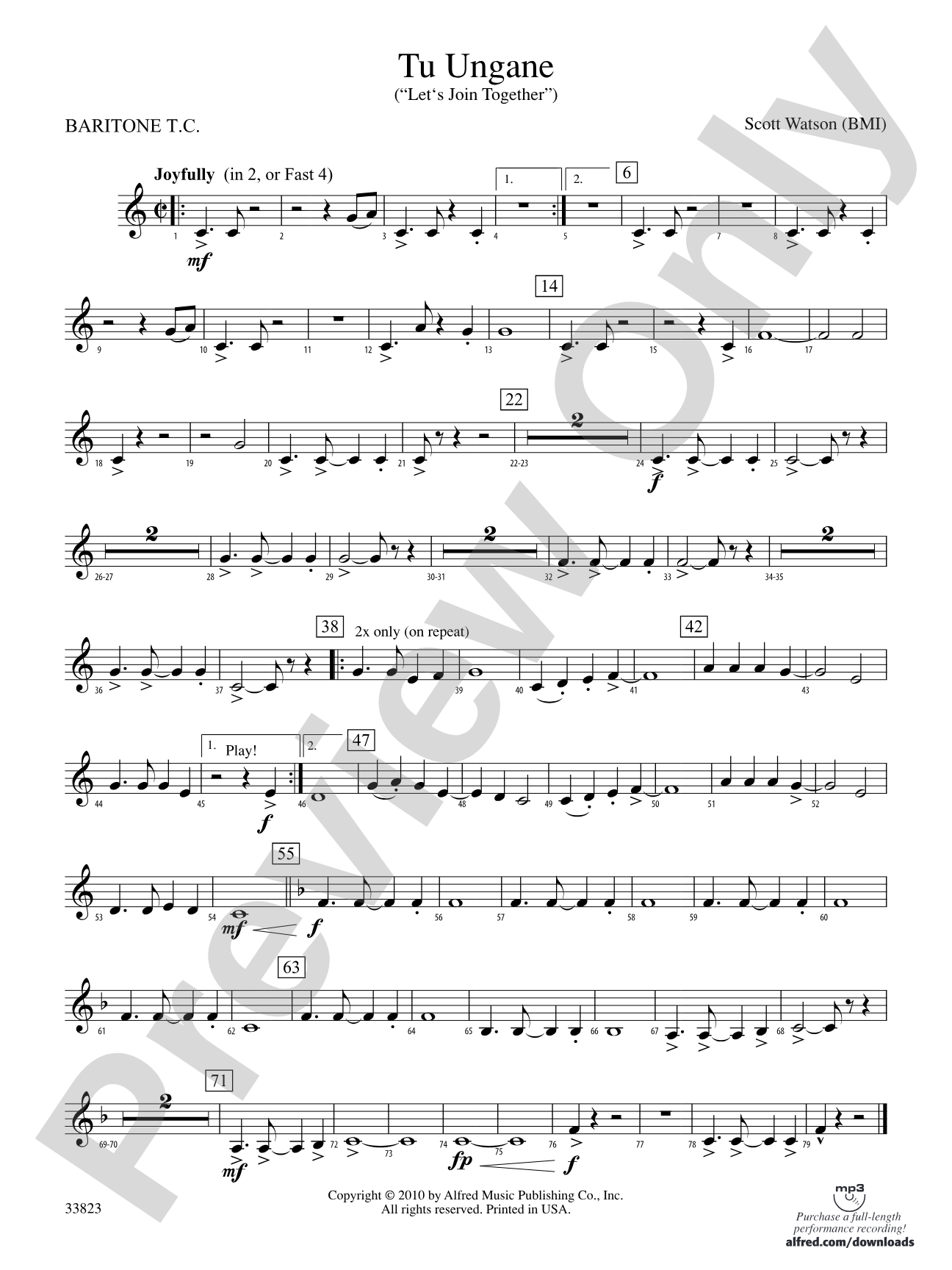 Tu Ungane: Baritone T.C.