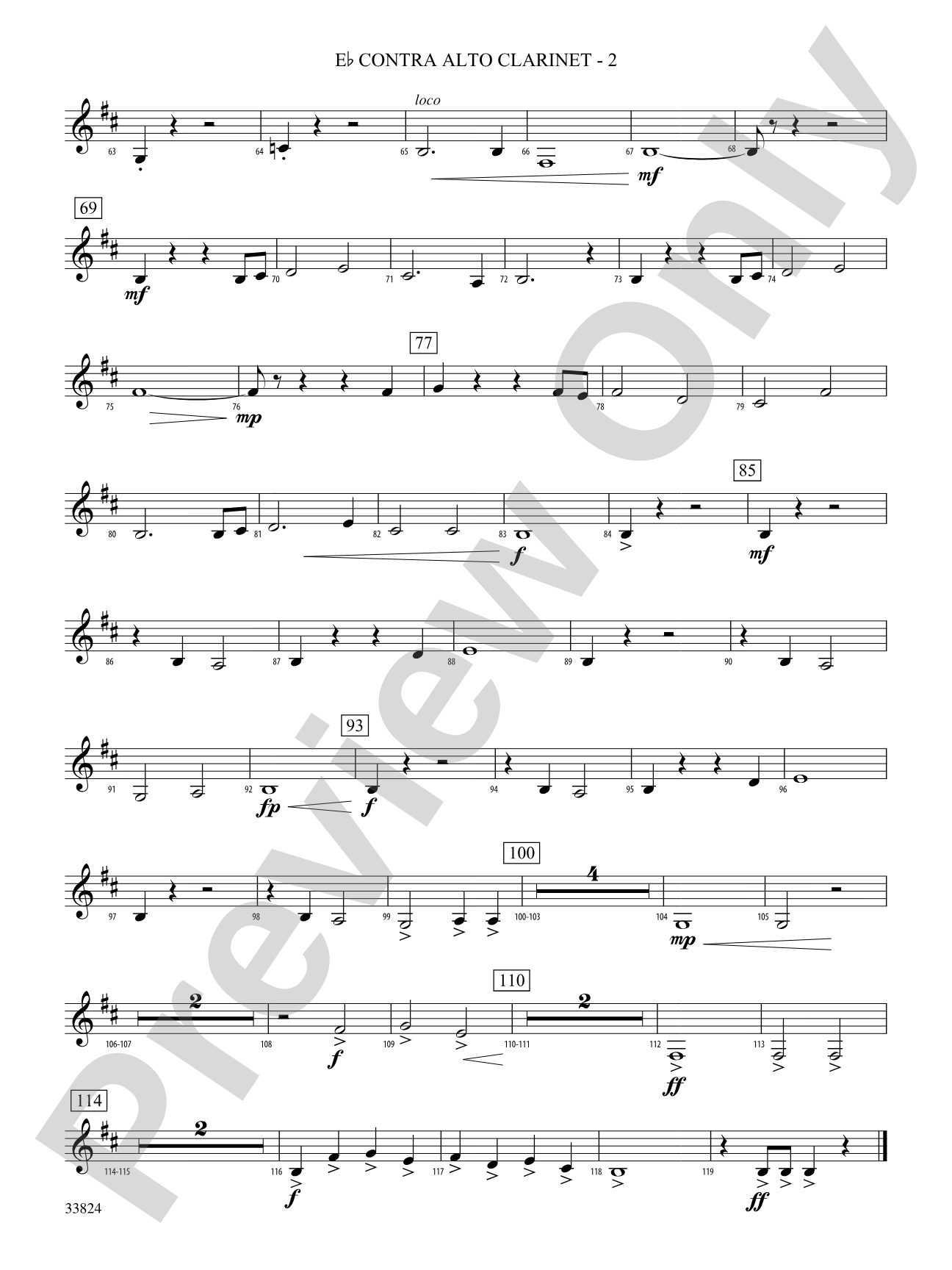 Awake the Iron: (wp) E-flat Contrabass Clarinet